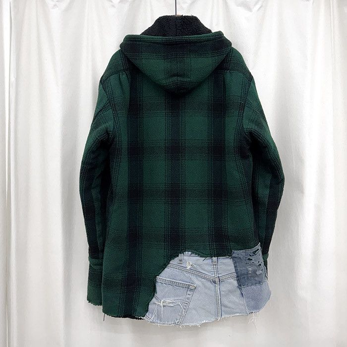 Greg Lauren Greg Lauren checkered flannel hooded jacket Size US L / EU 52-54 / 3 - 6 Thumbnail
