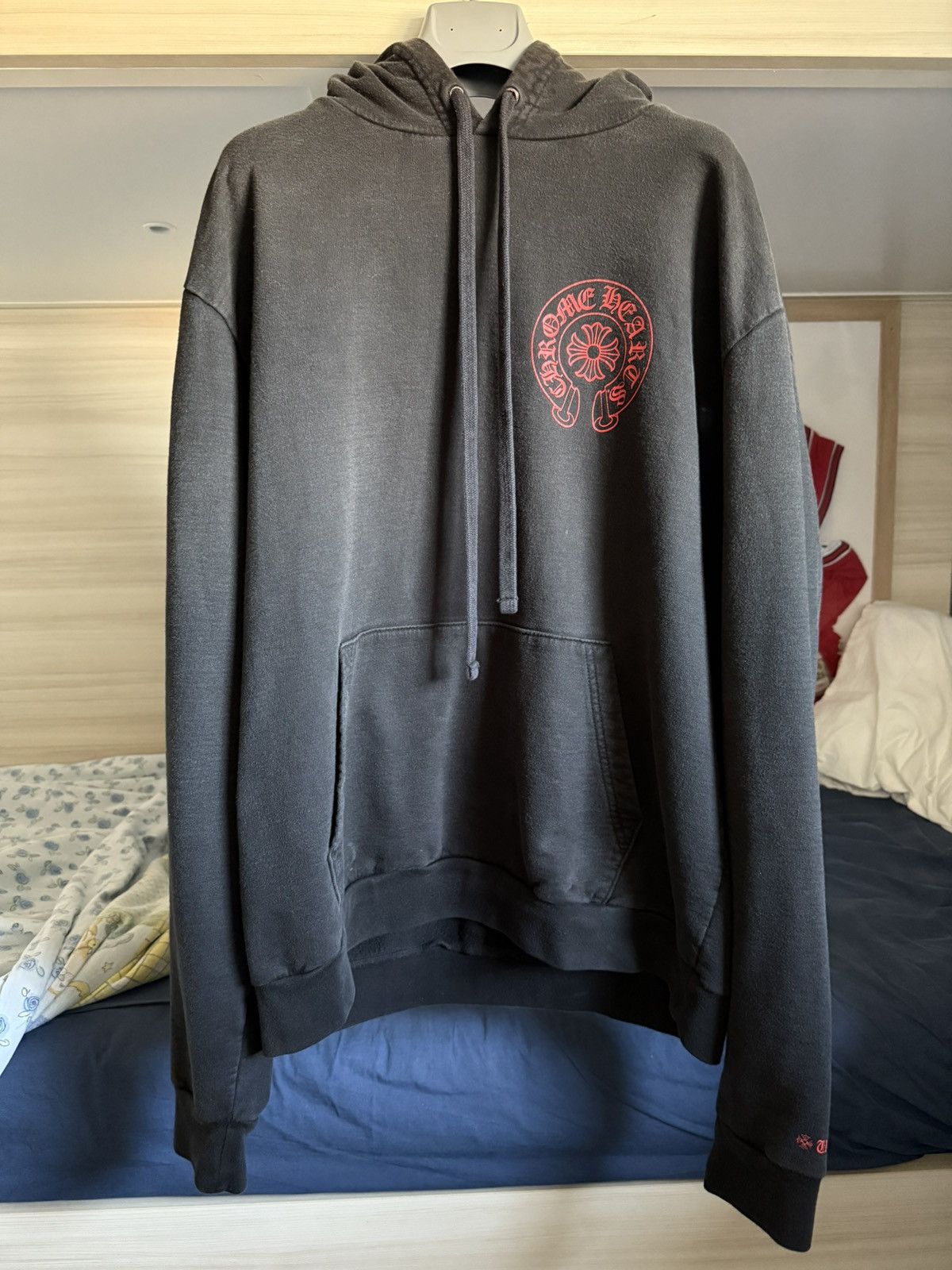 Chrome Hearts Chrome Hearts Online Exclusive Red on Black Hoodie - USA Size US M / EU 48-50 / 2 - 1 Thumbnail