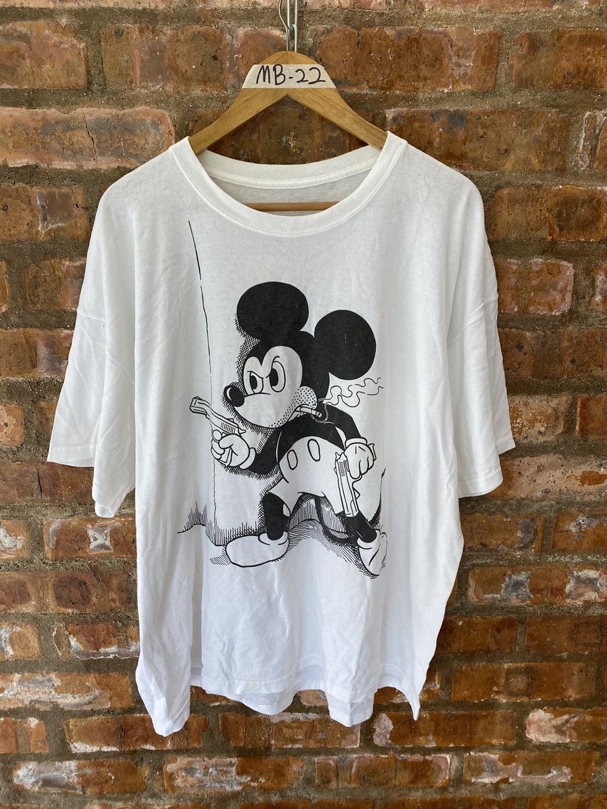 Vintage 2004 Hell Mirror Mickey Vs Middle East War Stop war!! Size US XL / EU 56 / 4 - 2 Thumbnail