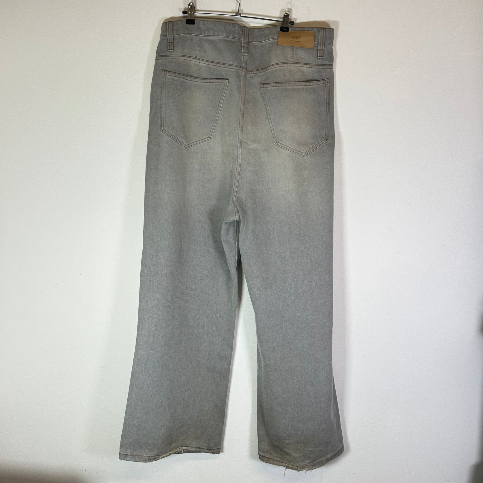 AMI Ami Paris Grey Baggy Fit Jeans Size US 36 / EU 52 - 2 Thumbnail