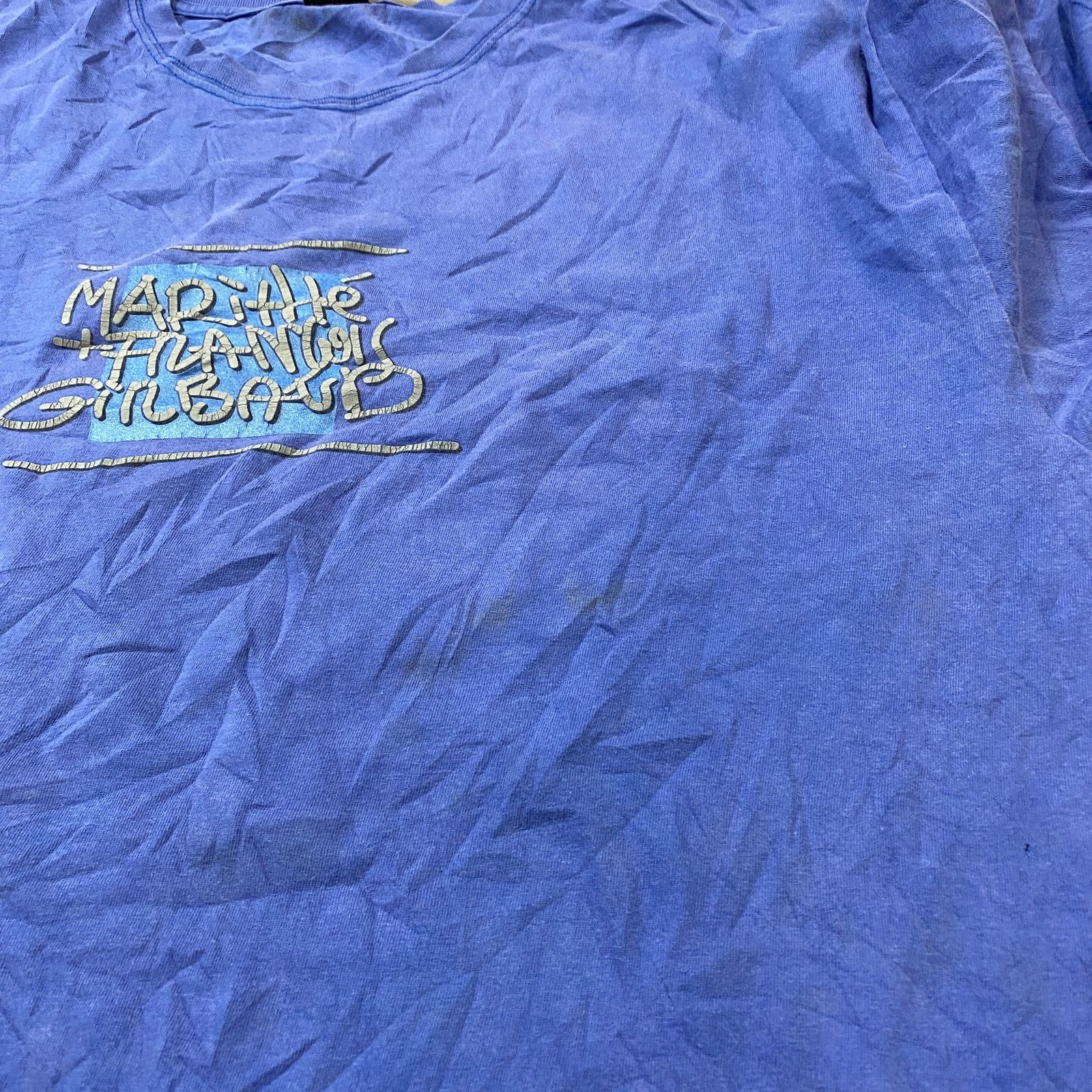 Marithe + Francois Girbaud × Vintage VTG Y2K Marithe Francois Girbaud Graffiti Graphic Shirt 2XL Size US XXL / EU 58 / 5 - 8 Thumbnail