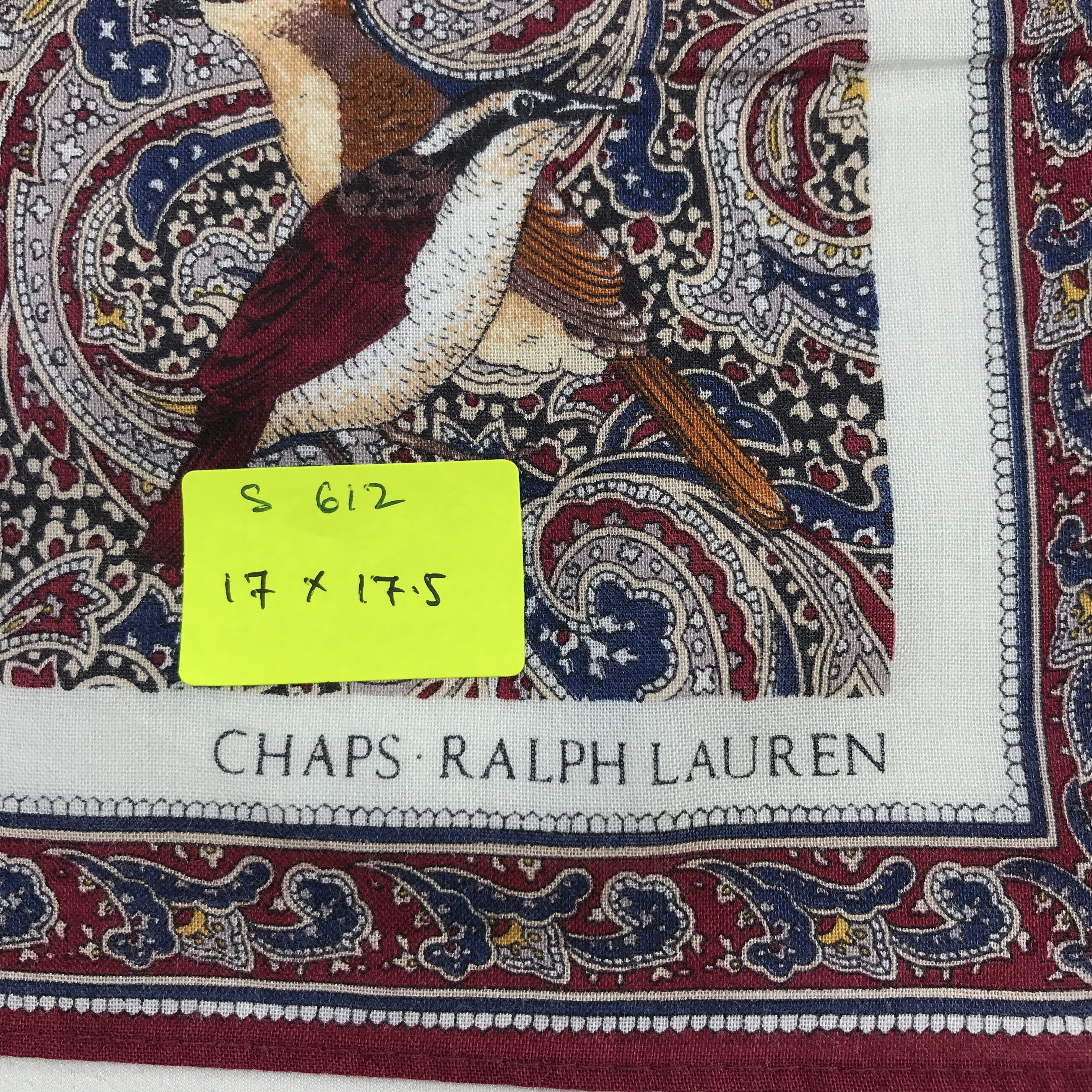 Chaps Ralph Lauren × Vintage Chaps Ralph Lauren Bandana / Handkerchief /Neckerchief -S612 Size ONE SIZE - 5 Thumbnail