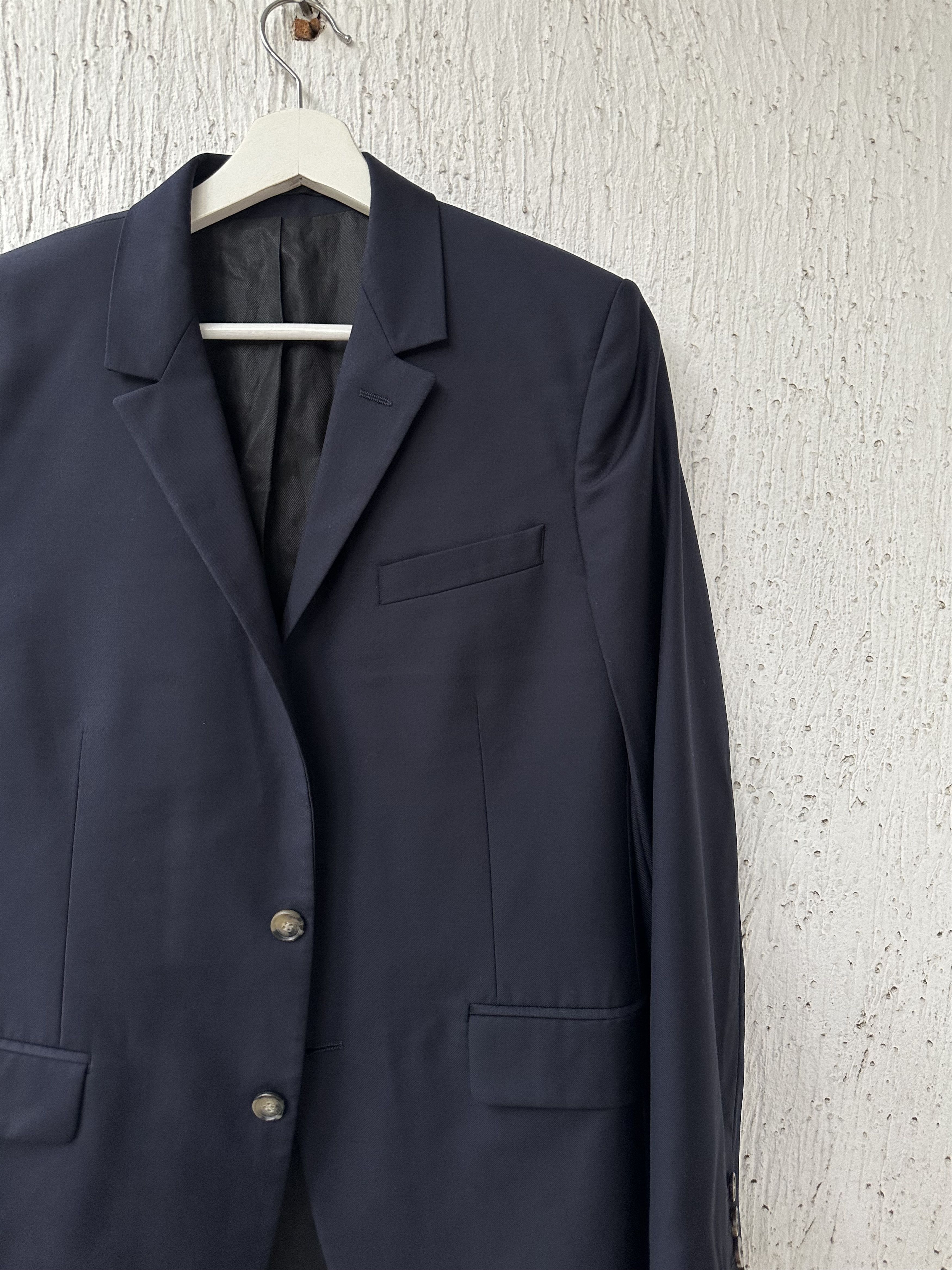 AMI BNWOT navy single breasted blazer Size US M / EU 48-50 / 2 - 2 Thumbnail