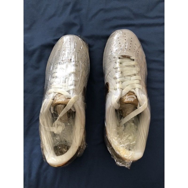Nike Nike Air Force 1 07 Players - 315092-171 White Metallic Gold Size US 10 / EU 43 - 2 Thumbnail