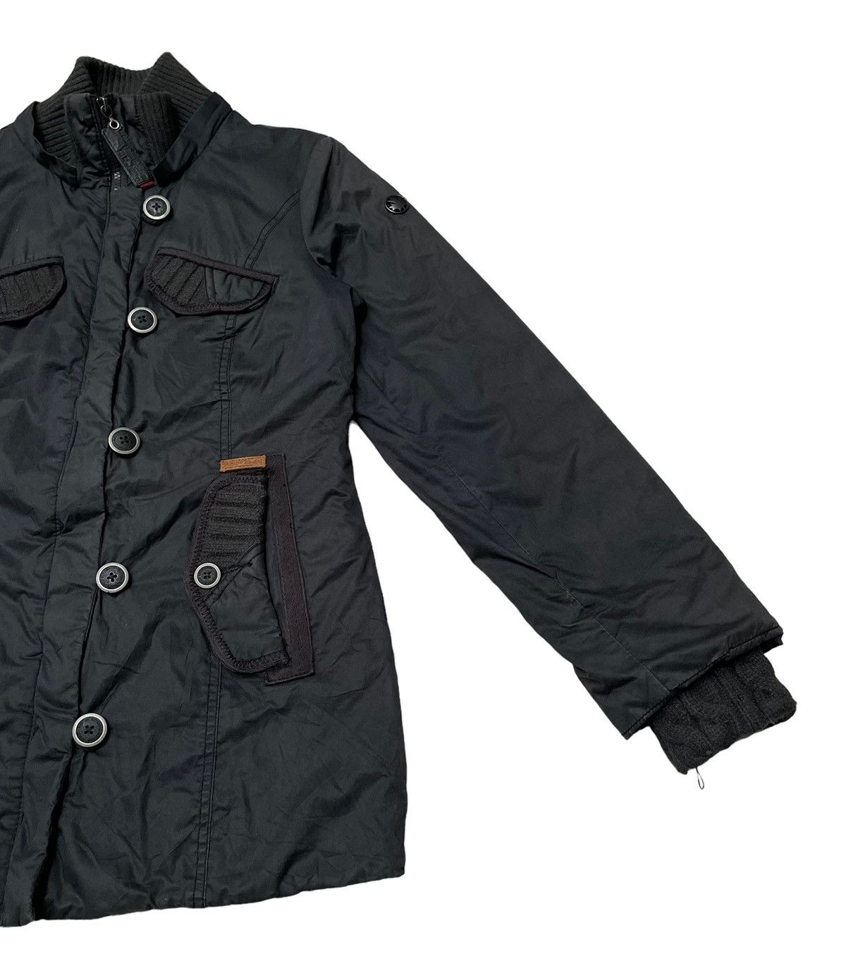 Vintage Vintage Japanese Brand Khujo Waxed Cotton Jacket 2000s Size US M / EU 48-50 / 2 - 5 Thumbnail