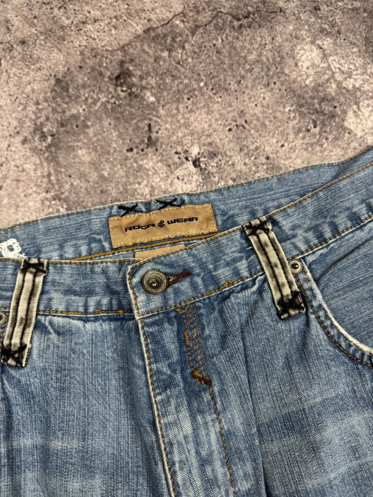 Rocawear Vintage Rocawear Y2K Distressed Baggy Jeans Skate Jnco Y2K Size US 38 / EU 54 - 6 Thumbnail