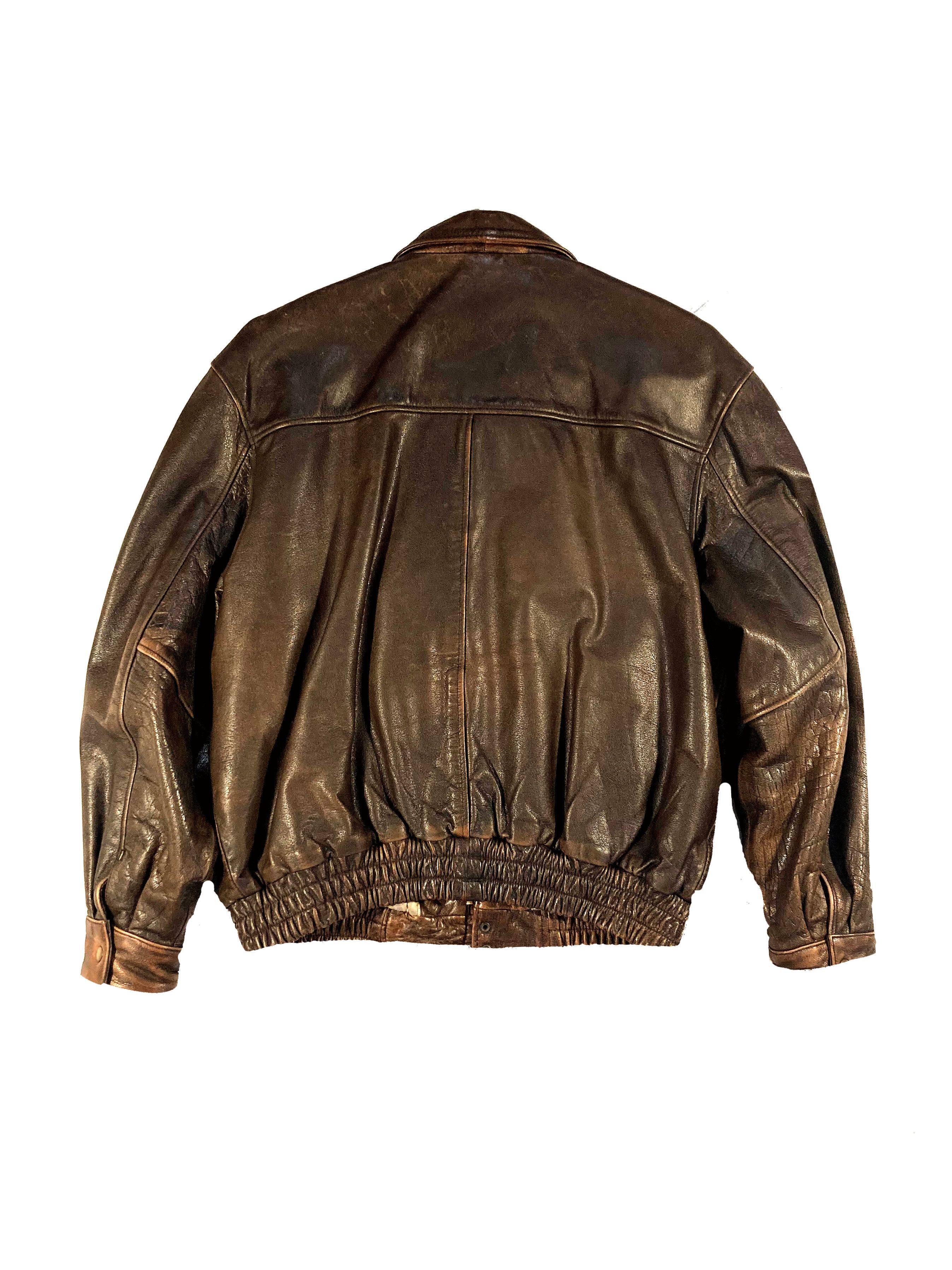Wilsons Leather Vintage Wilson’s Leather Bomber Jacket Size US XL / EU 56 / 4 - 3 Thumbnail