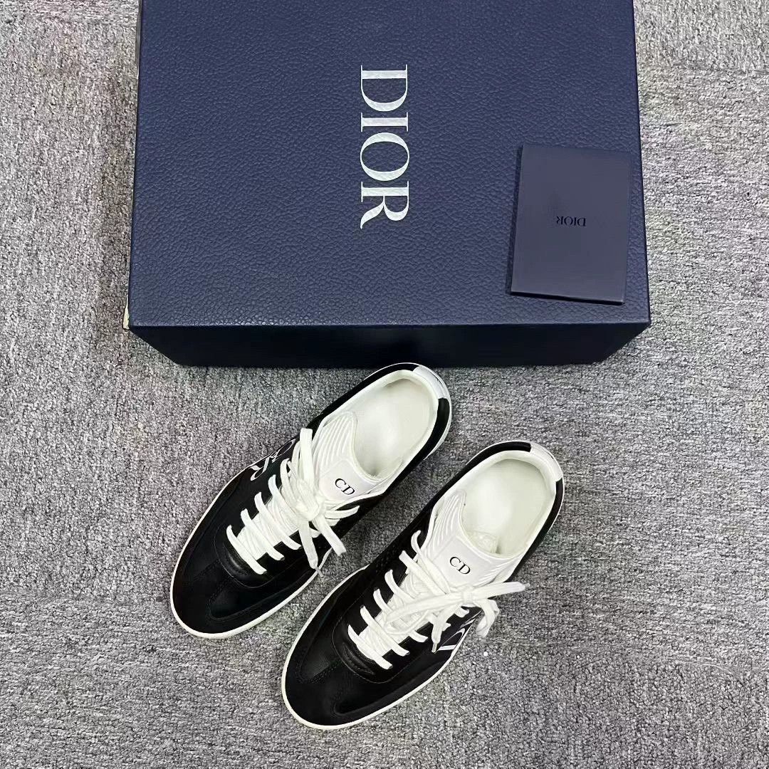 Dior dior black B01 low-top lace-up sneakers Size US 7.5 / EU 40-41 - 1 Thumbnail