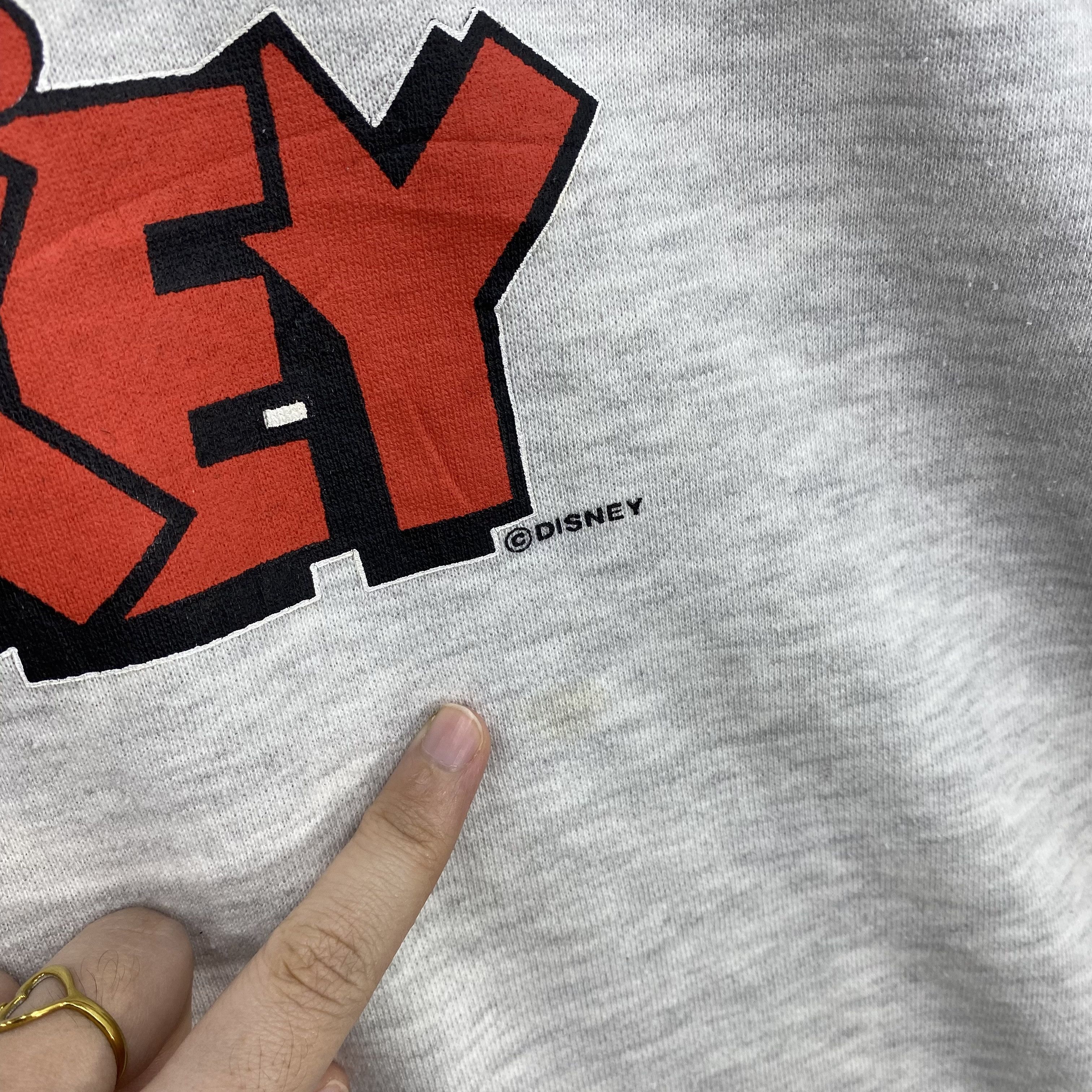 Disney Vintage 90s Mickey Mouse Disney Sweatshirt Cartoon Jumper Size US L / EU 52-54 / 3 - 6 Thumbnail