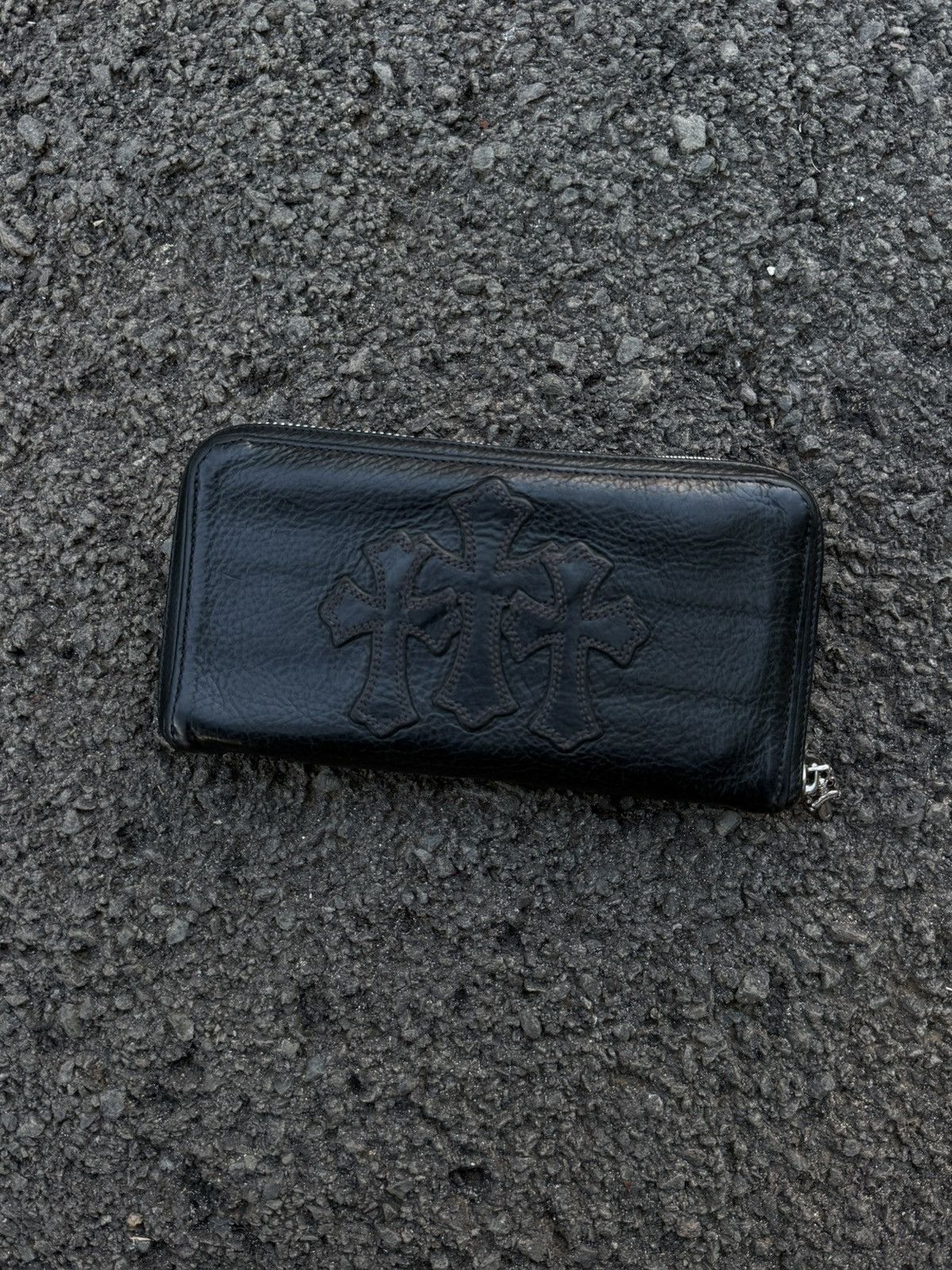 Chrome Hearts Chrome Hearts Cemetery Leather Patch Long Wallet Size ONE SIZE - 2 Thumbnail