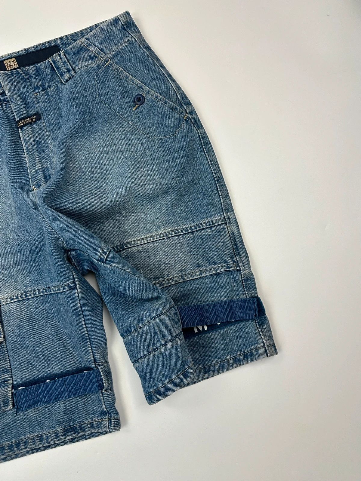Marithe + Francois Girbaud Marithé + François Girbaud 00’s Baggy Denim Short Sratch Size US 36 / EU 52 - 3 Thumbnail
