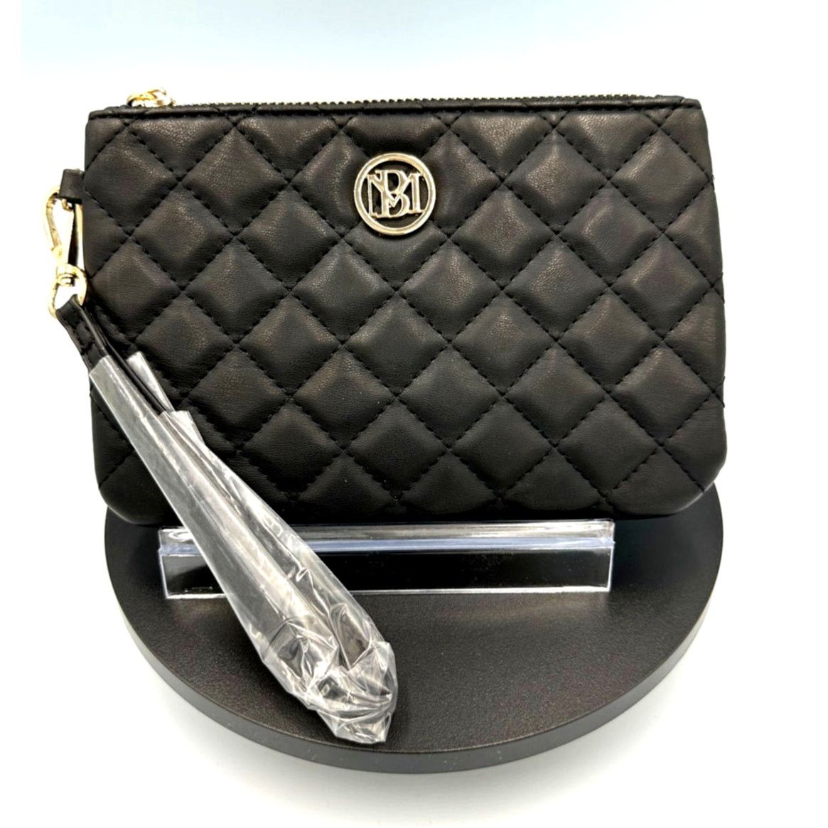 Badgley Mischka Badgley Mischka Quilted Clutch - Black Size ONE SIZE - 3 Thumbnail