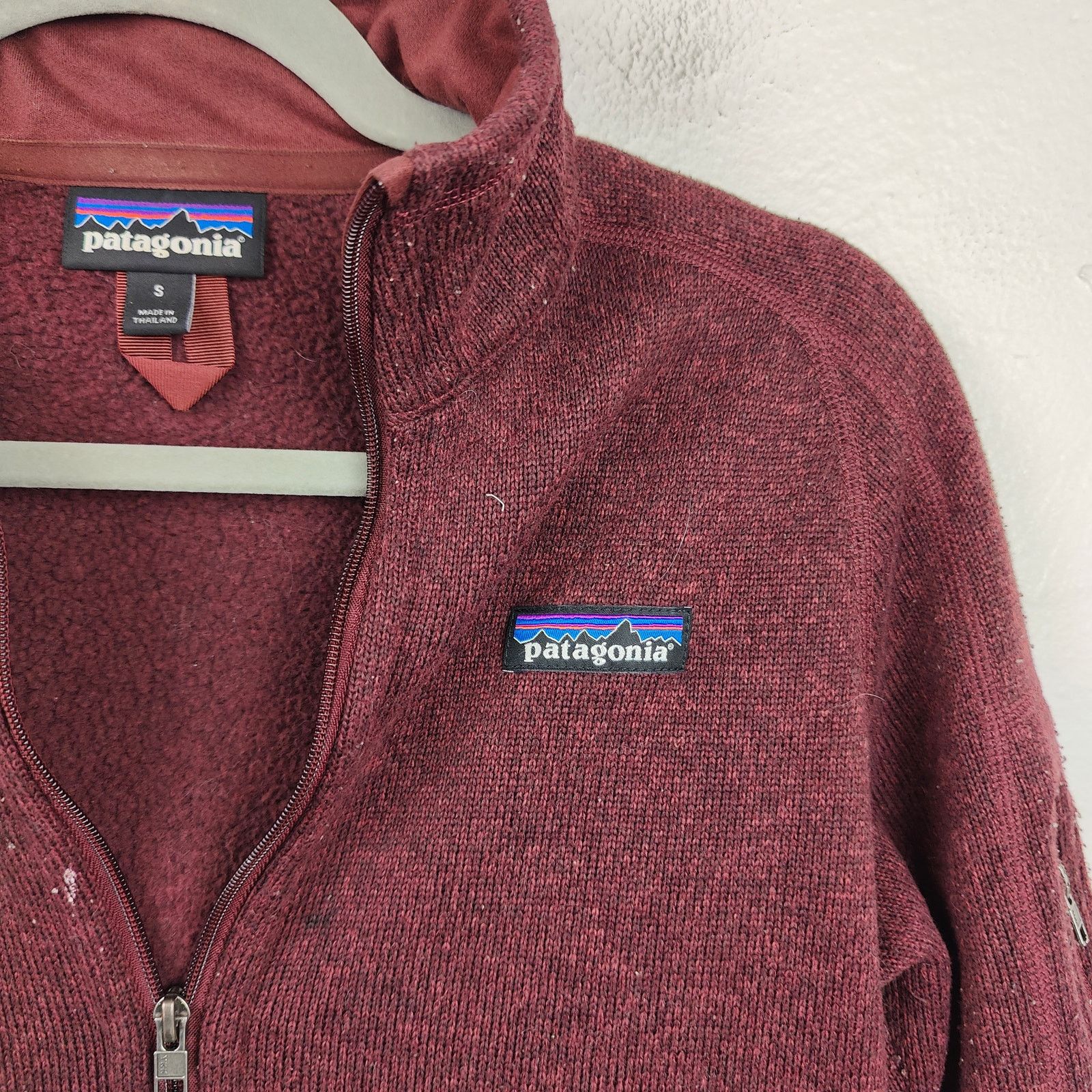 Patagonia Patagonia Better Sweater Womens Small Burgundy Size S / US 4 / IT 40 - 3 Thumbnail