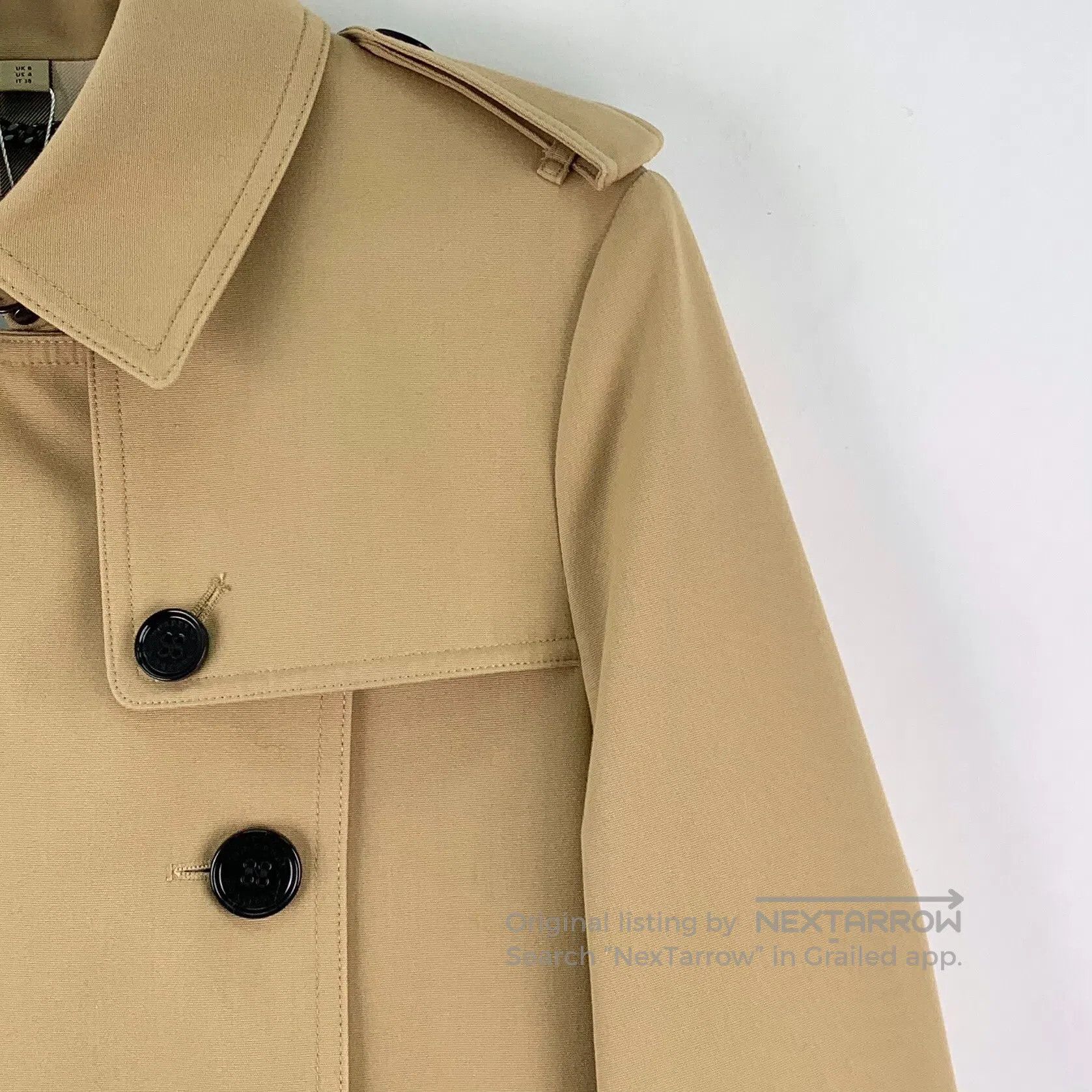Burberry Burberry Brown double-breasted long sleeve belt windbreake Size XS / US 0-2 / IT 36-38 - 3 Thumbnail