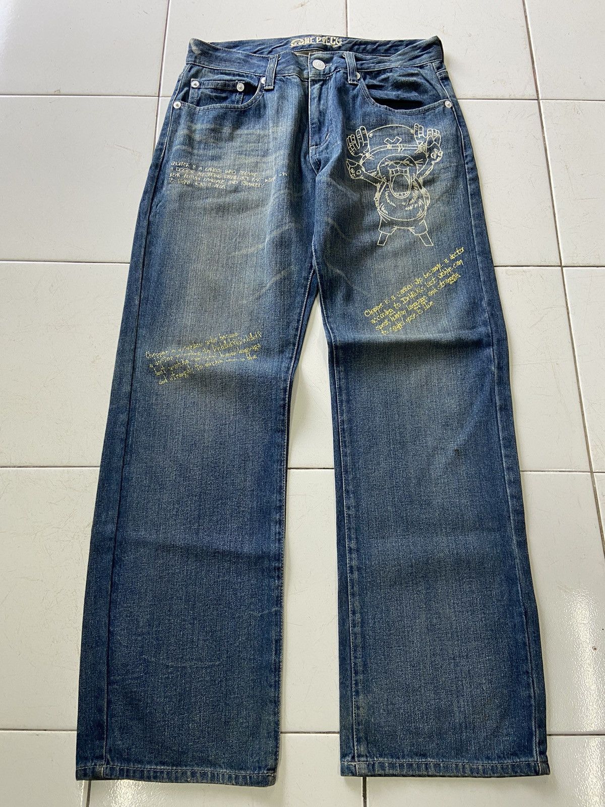 One Piece Anime Pants | Grailed