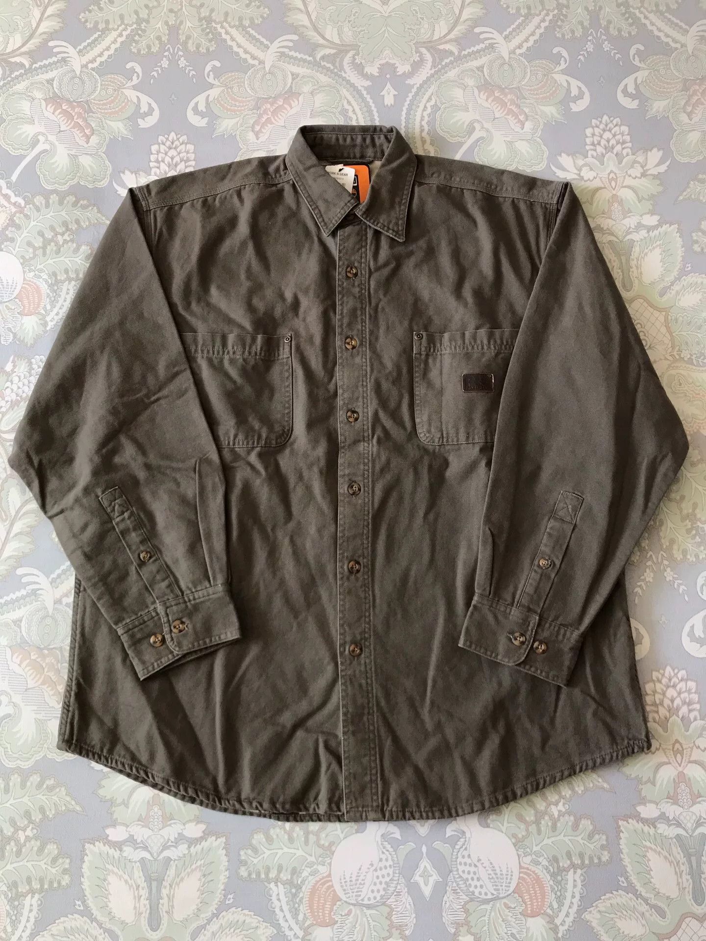 Timberland Timberland PRO Flannel Lined Canvas Shirt Size US L / EU 52-54 / 3 - 1 Thumbnail