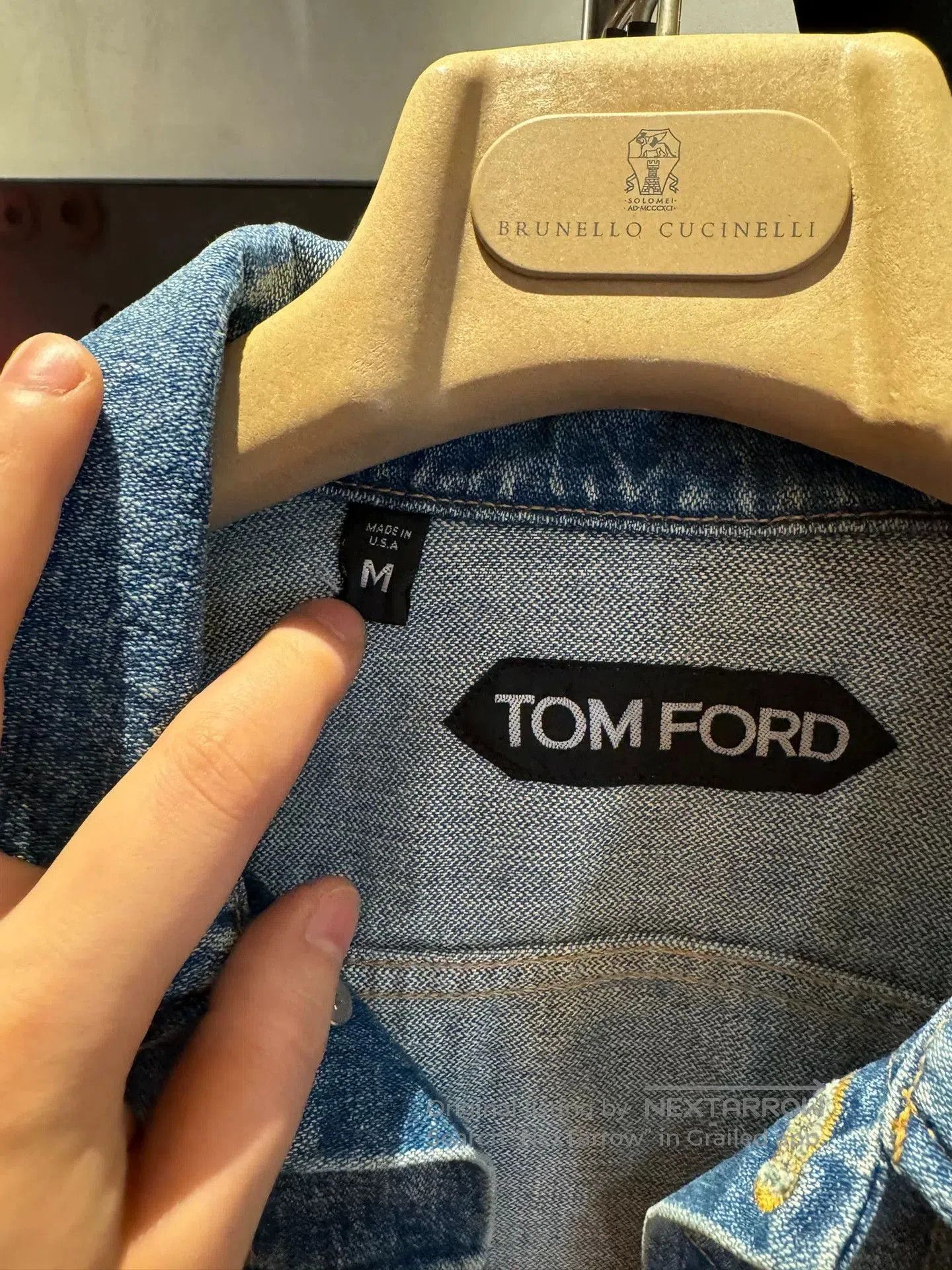 Tom Ford Tom Ford Men's Denim Jacket. Size US M / EU 48-50 / 2 - 2 Thumbnail
