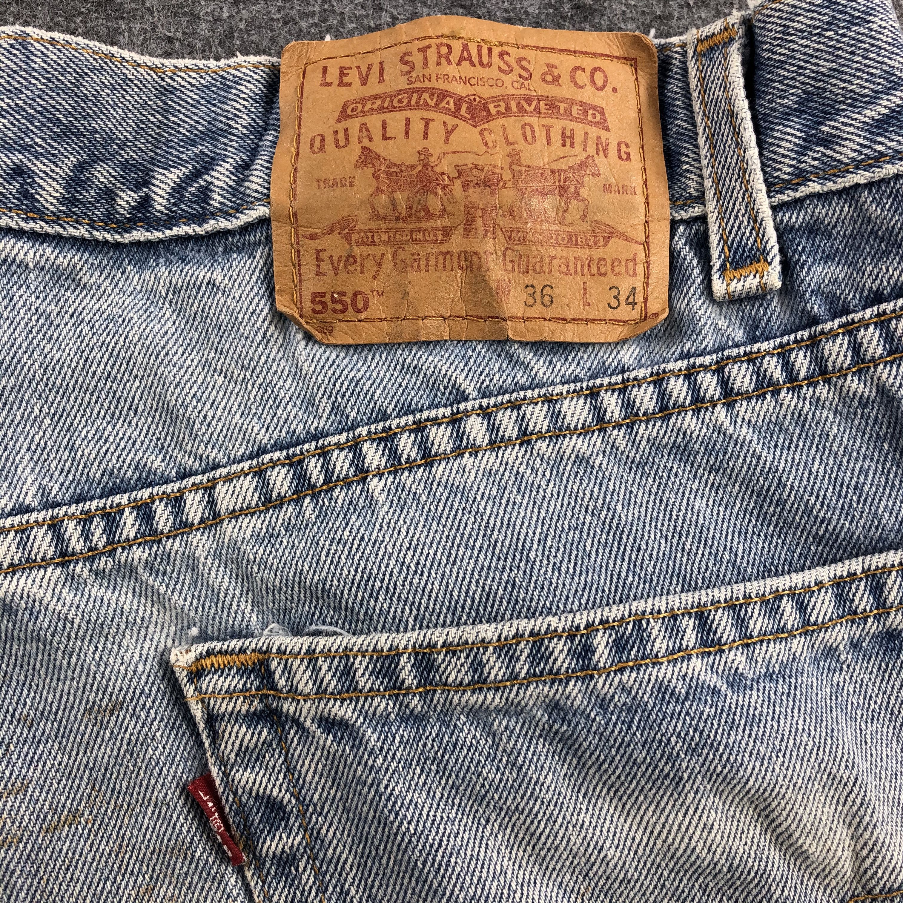 Levi's × Vintage Vintage 90s Levis 550 Jeans-JM1298 Size US 34 / EU 50 - 5 Thumbnail