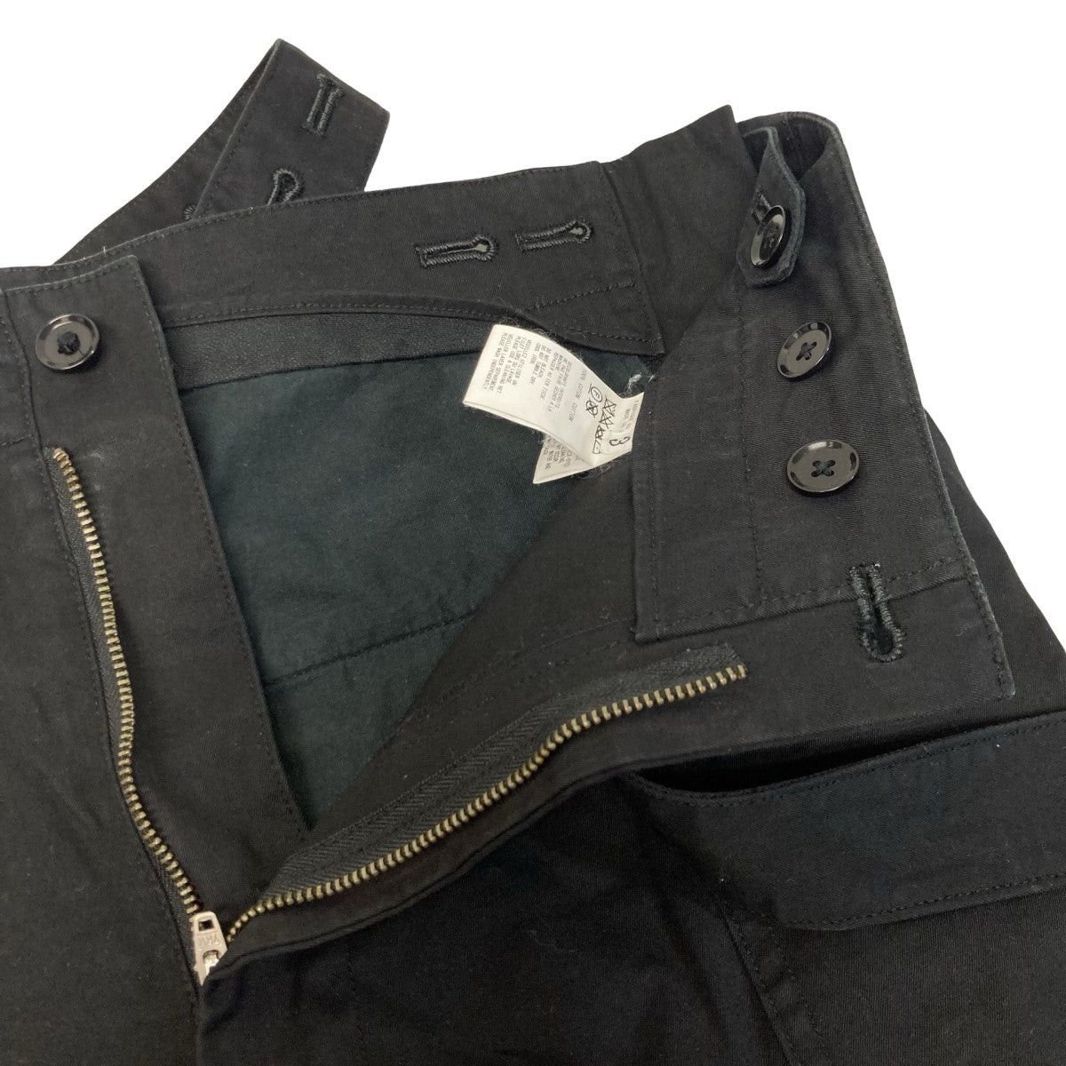 Yohji Yamamoto yohji yamamoto Car Goopants with suspenders HH-P58-045 Size US 33 - 5 Thumbnail