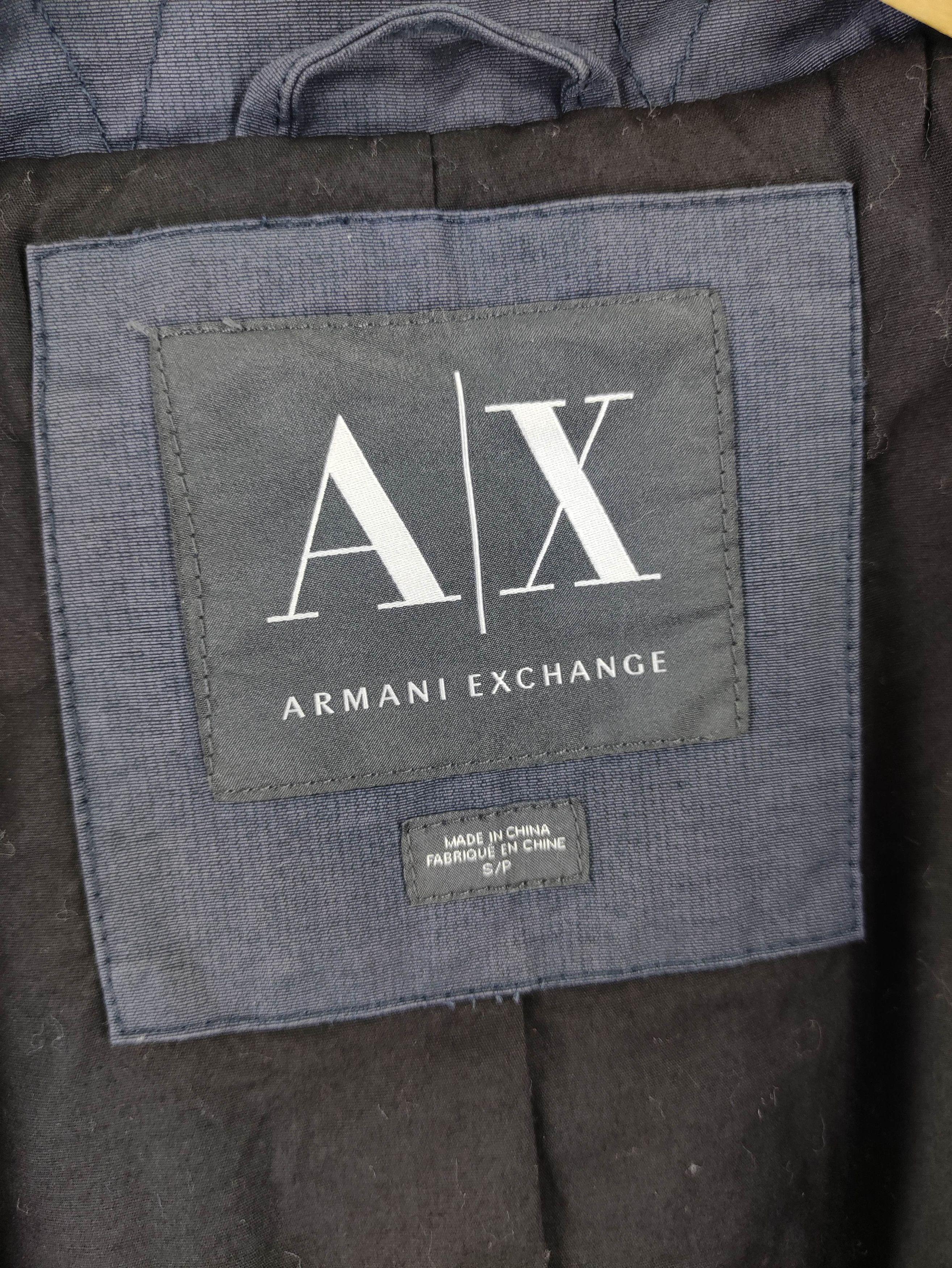 Armani Exchange Vintage Armani Exchange Jacket With Hoodie Zipper Size S / US 4 / IT 40 - 5 Thumbnail