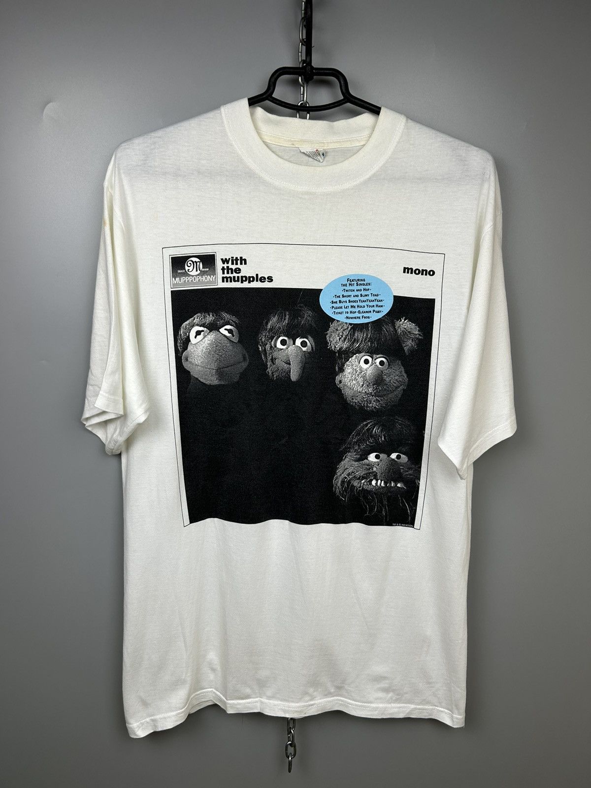 Vintage 1996 The Muppets Jim Henson Beatles Parody T Shirt