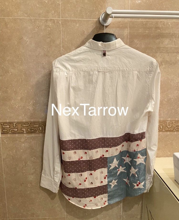 Visvim Visvim 14ss classic back hem American flag patchwork shirt Size US M / EU 48-50 / 2 - 2 Thumbnail