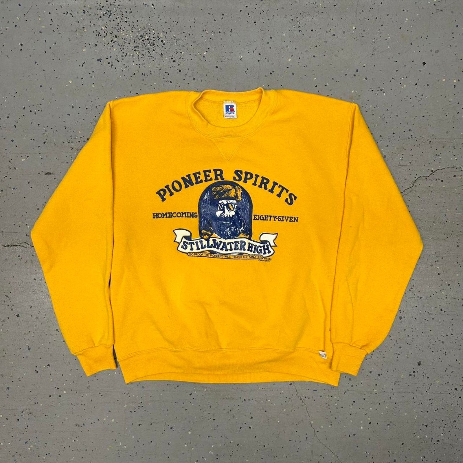 Russell Athletic VTG Russell Athletic Stillwater High crewneck sweatshirt Size US L / EU 52-54 / 3 - 1 Thumbnail