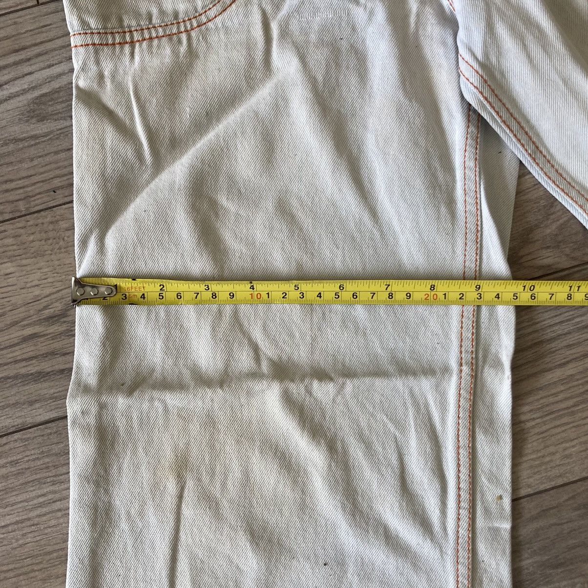 Other 1970s white denim braxton flared jeans Size 26" / US 2 / IT 38 - 9 Thumbnail