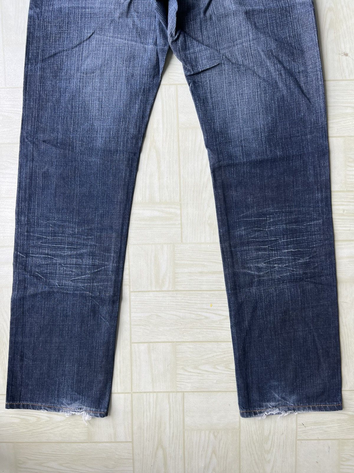Dior AW12 Dior Homme Hedi Slimane Stone Wash Distress Denim Jeans Size US 32 / EU 48 - 7 Thumbnail
