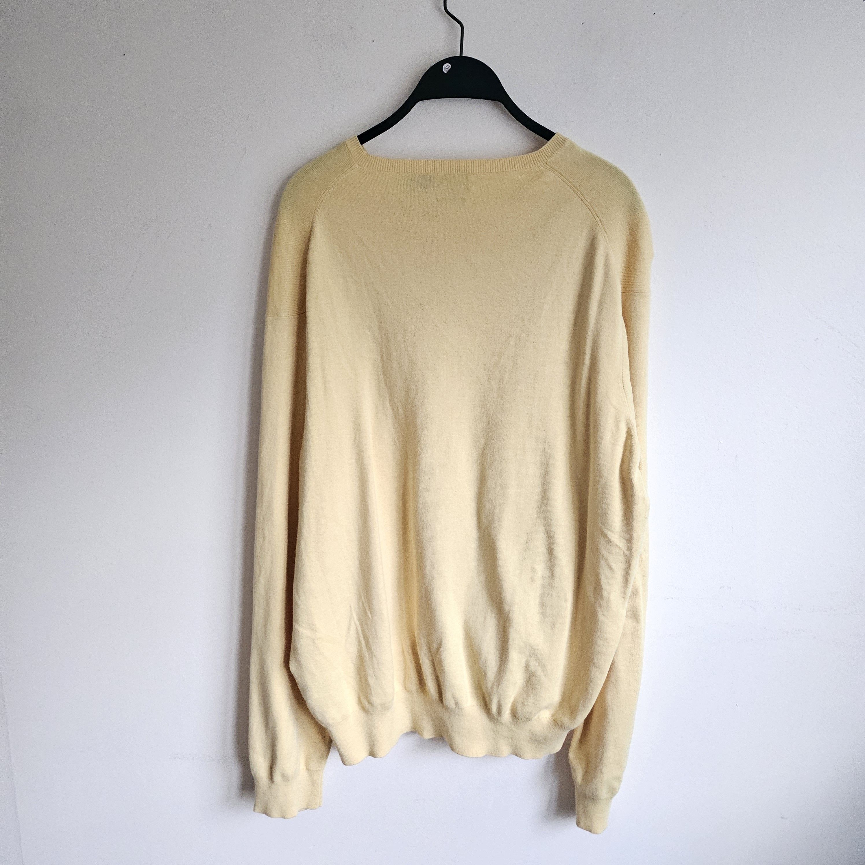 Polo Ralph Lauren Polo Ralph Lauren Sweater Mens XXL Yellow V-Neck Size US XXL / EU 58 / 5 - 3 Thumbnail