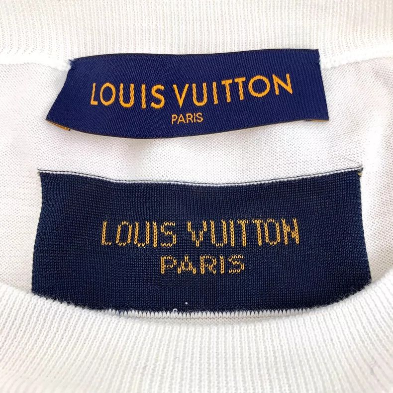 Louis Vuitton Louis Vuitton 22 white logo monogram cotton crewneck short Size US L / EU 52-54 / 3 - 5 Thumbnail