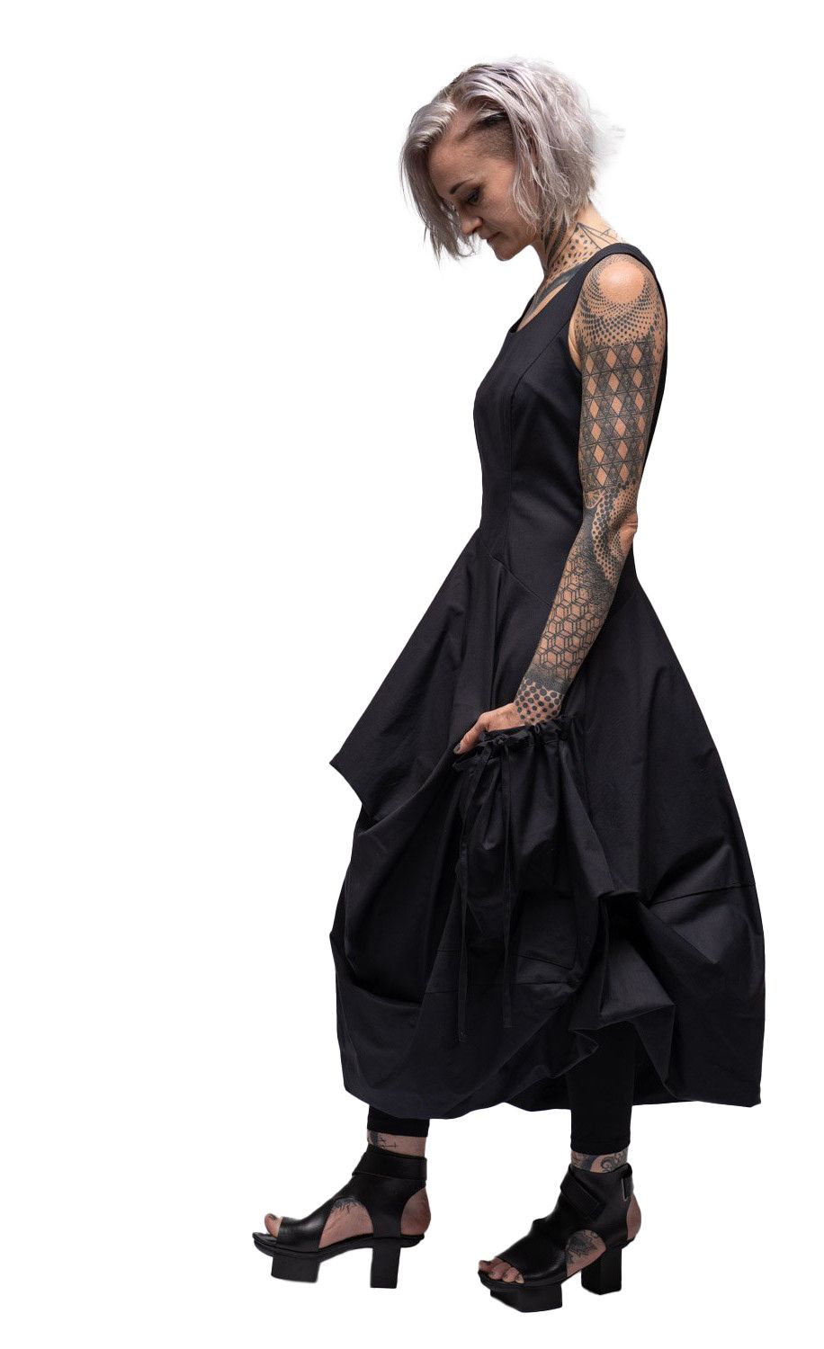 Other WATAGASHI Oversized Pouch-pocket Dress Size S / US 4 / IT 40 - 5 Thumbnail
