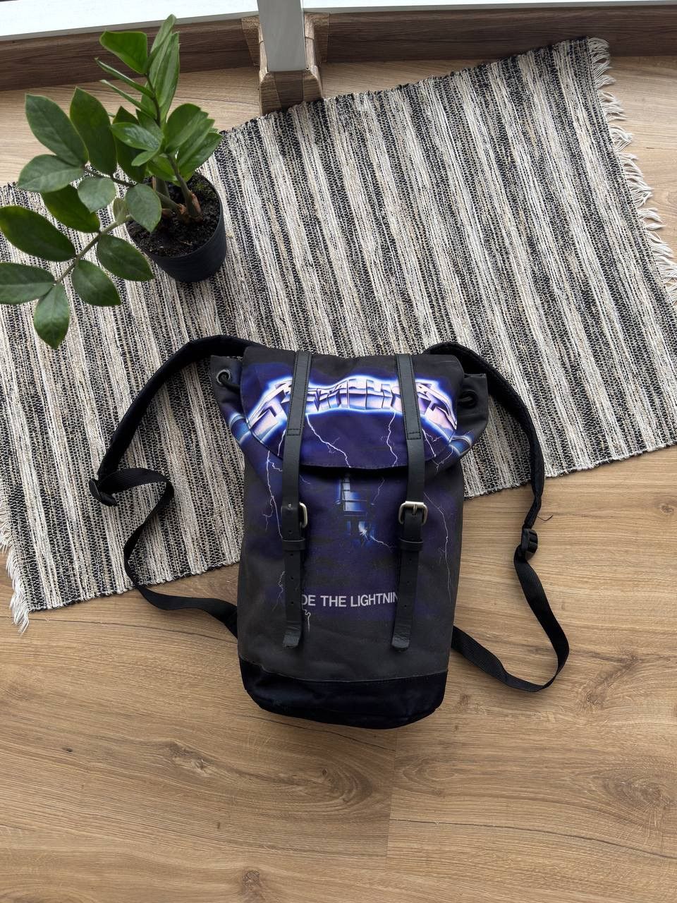 Metallica VINTAGE METALLICA RIDE THE LIGHTING ROCKSAX BAG BACKPACK Size ONE SIZE - 3 Thumbnail