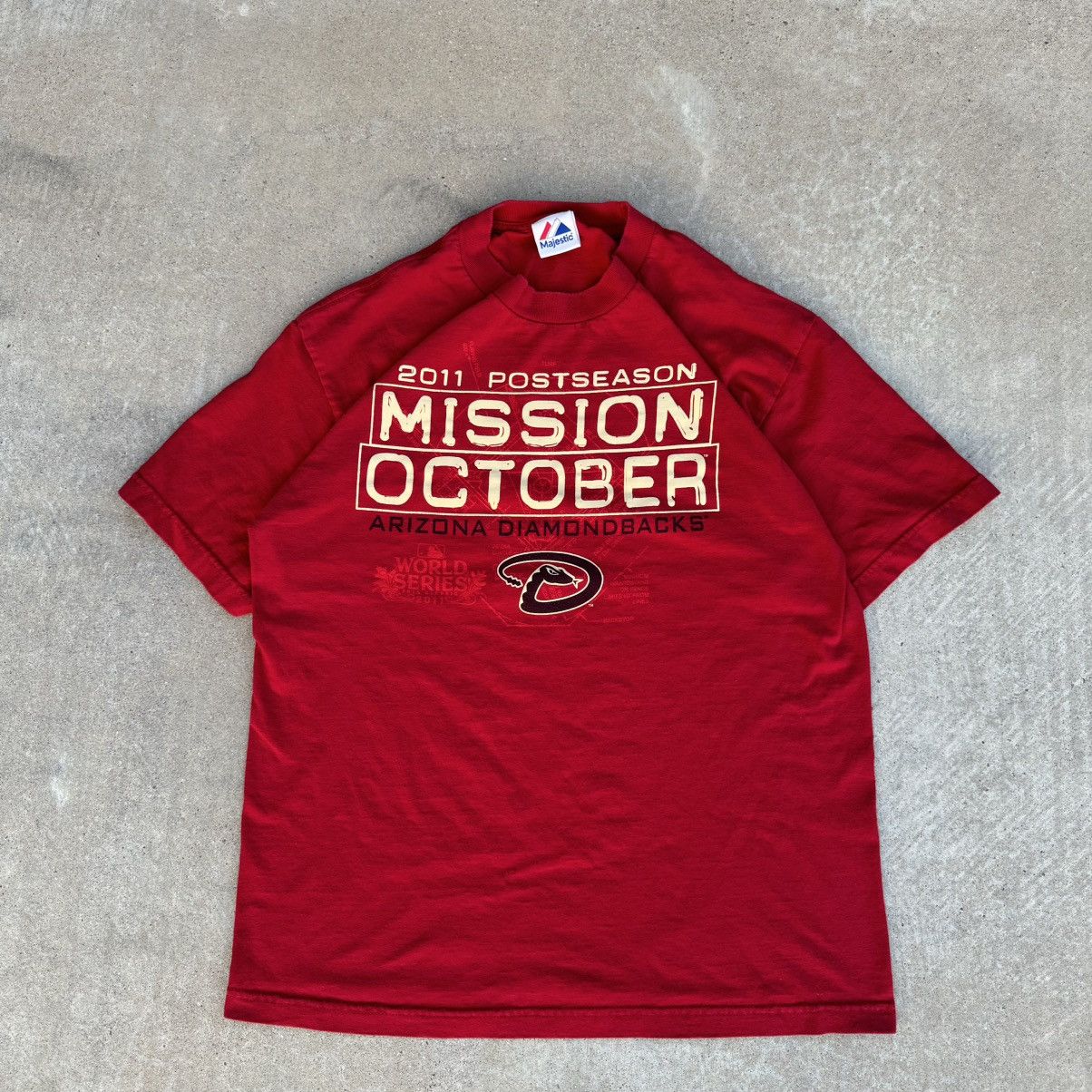 JNCO × Nike × Stussy Vintage Y2K Red AZ DBacks Graphic Tee Large Size US L / EU 52-54 / 3 - 1 Thumbnail