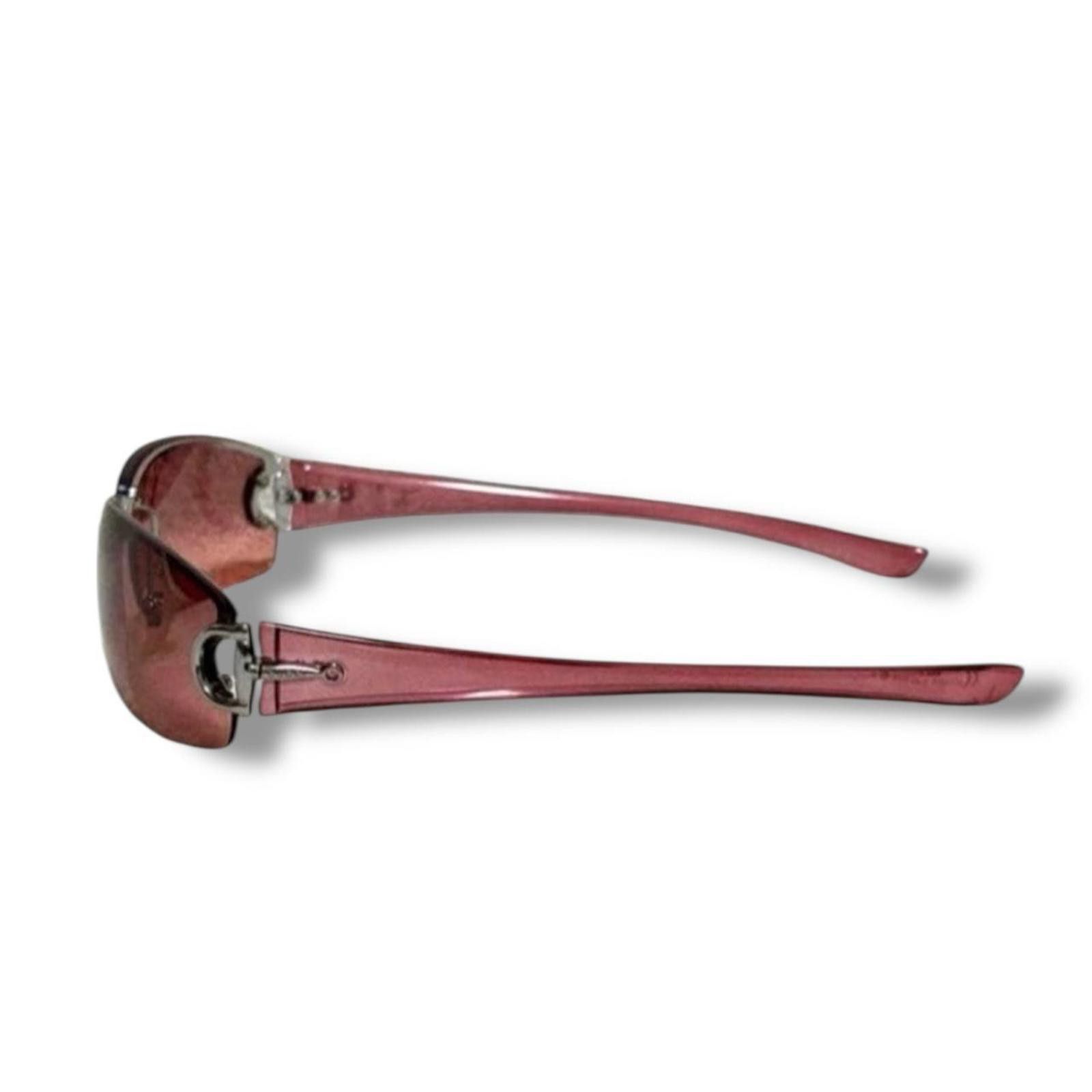 Gucci Gucci authentic pink rimless vintage sunglasses Size ONE SIZE - 3 Thumbnail