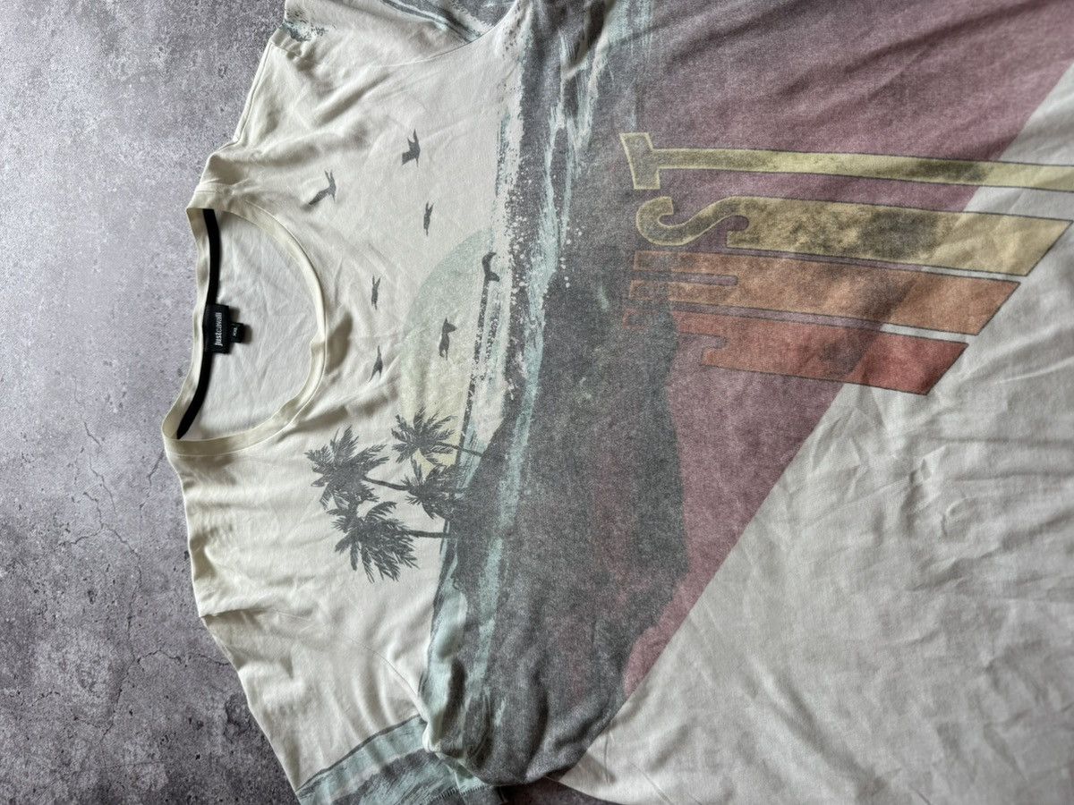 Just Cavalli 🔥JUST CAVALLI BEACH LOGO T-SHIRT SS2010 Size US XXL / EU 58 / 5 - 4 Thumbnail