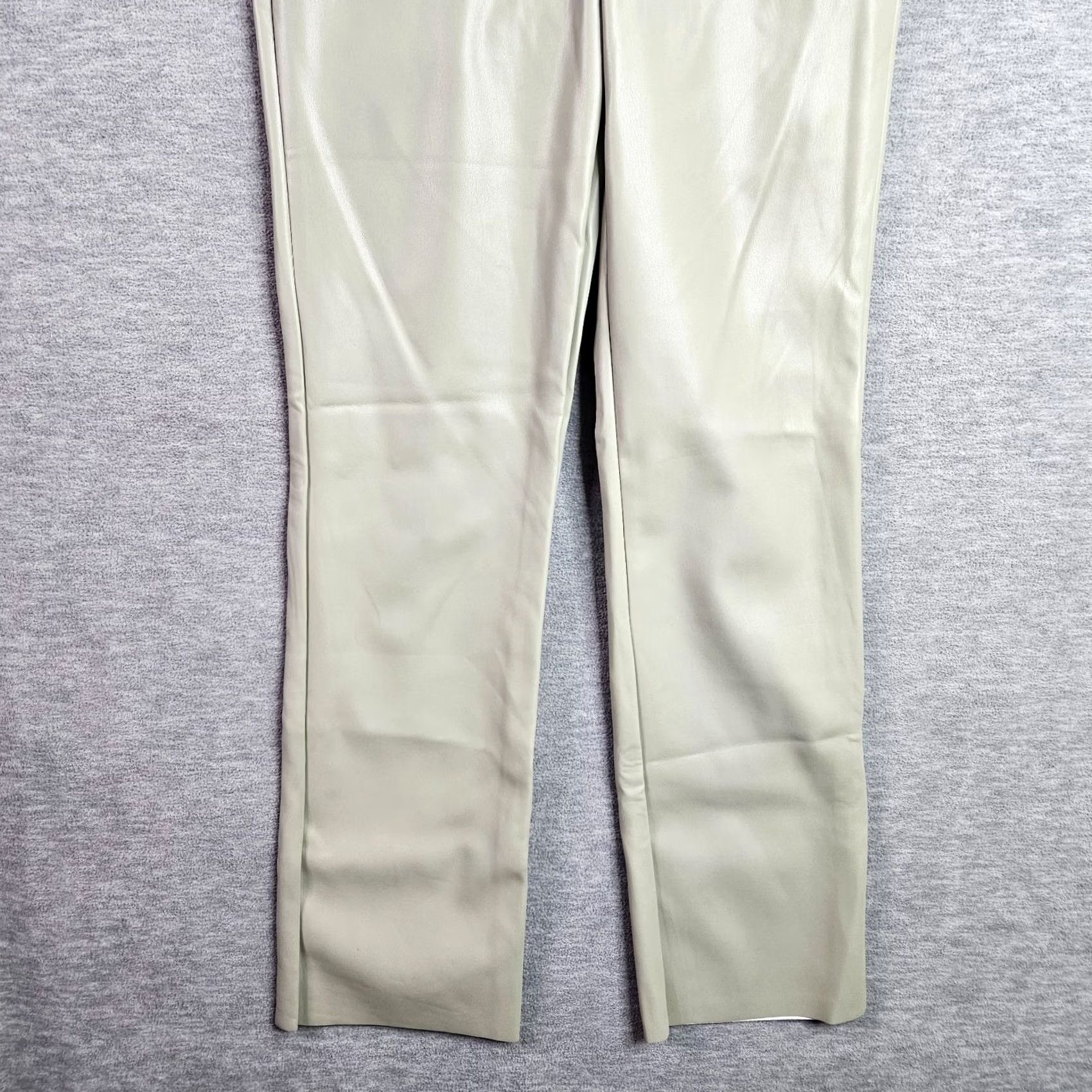 Supreme Supre Women's Pants Straight Silver leather NEW Size 6 Casual Vintage? (Note: "Vintage" not applicable) Size 28" / US 6 / IT 42 - 6 Thumbnail