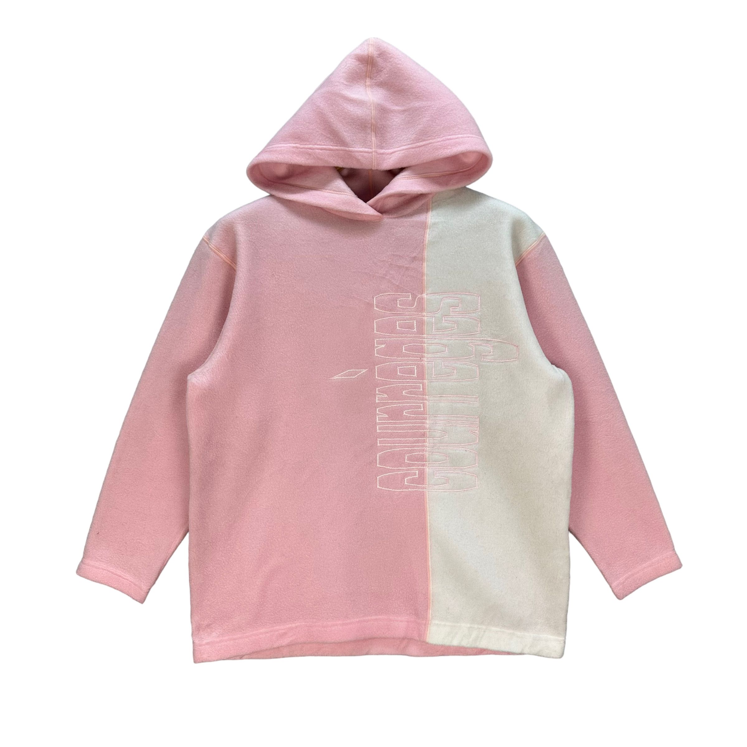 Courreges COURREGES BIG LOGO COLORBLOCK FLEECE HOODIE #8285-001 Size US S / EU 44-46 / 1 - 1 Thumbnail