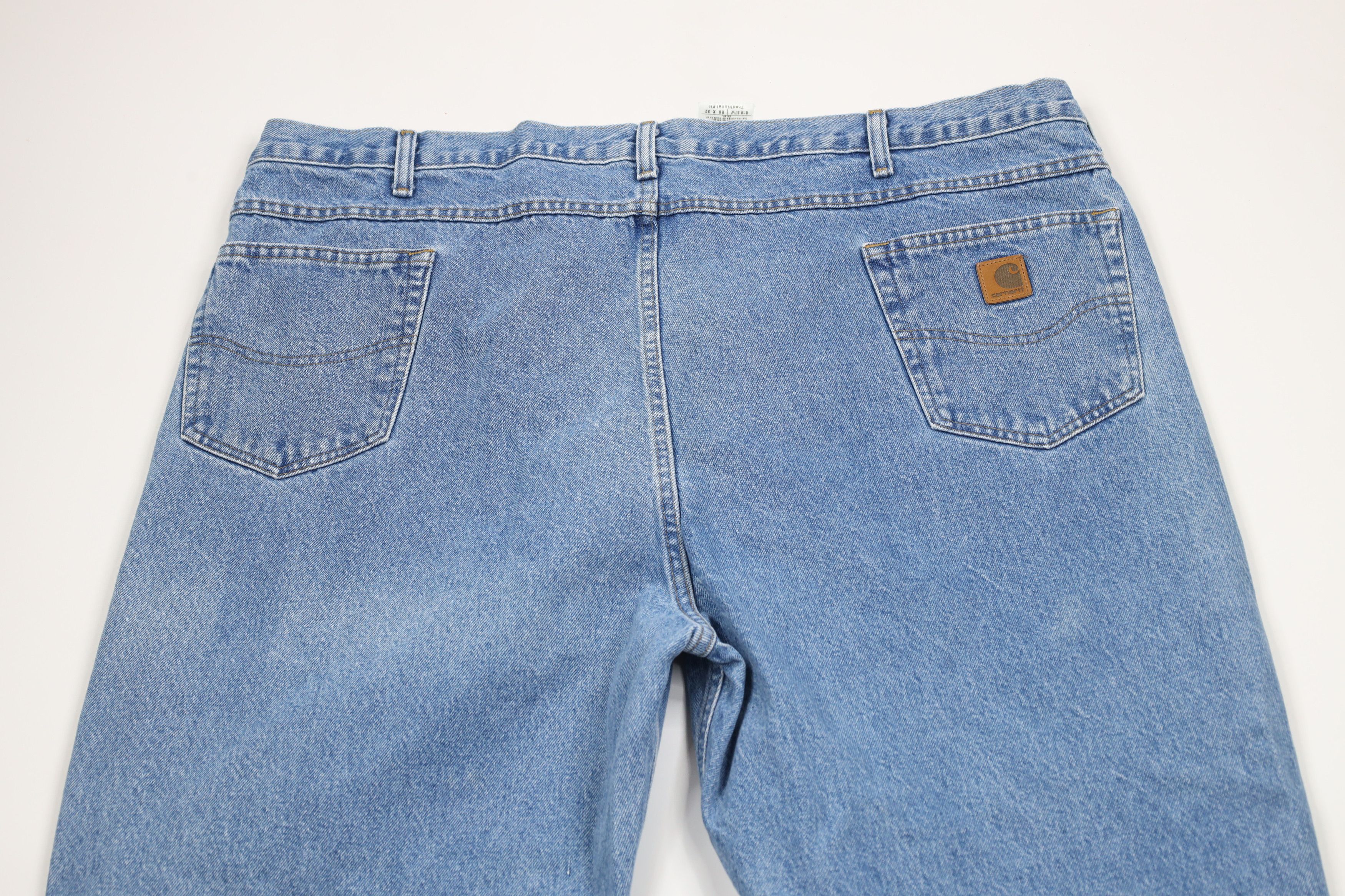 Carhartt × Vintage Vintage Y2K Carhartt Spell Out Traditional Fit Denim Jeans Size US 44 / EU 60 - 10 Thumbnail