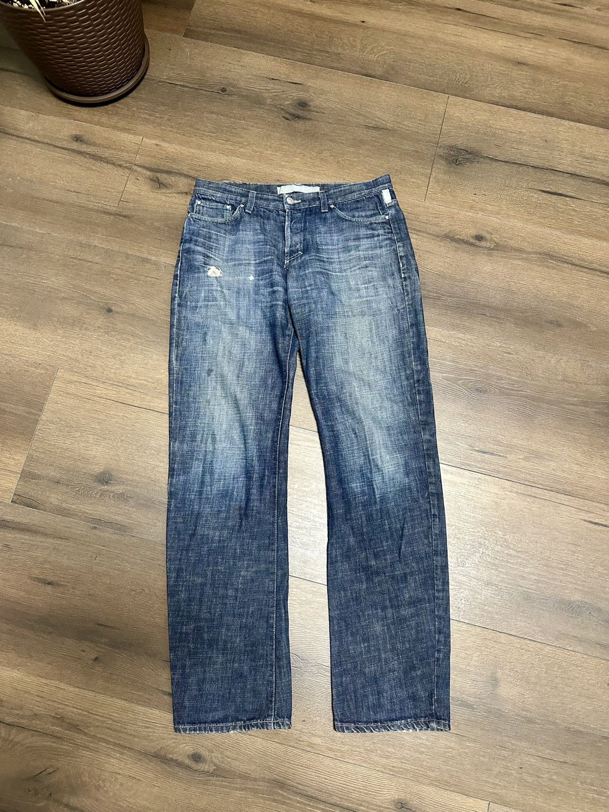 Versace × Vintage Vintage Versace Oversize Y2K Fit Jeans Size US 36 / EU 52 - 1 Thumbnail