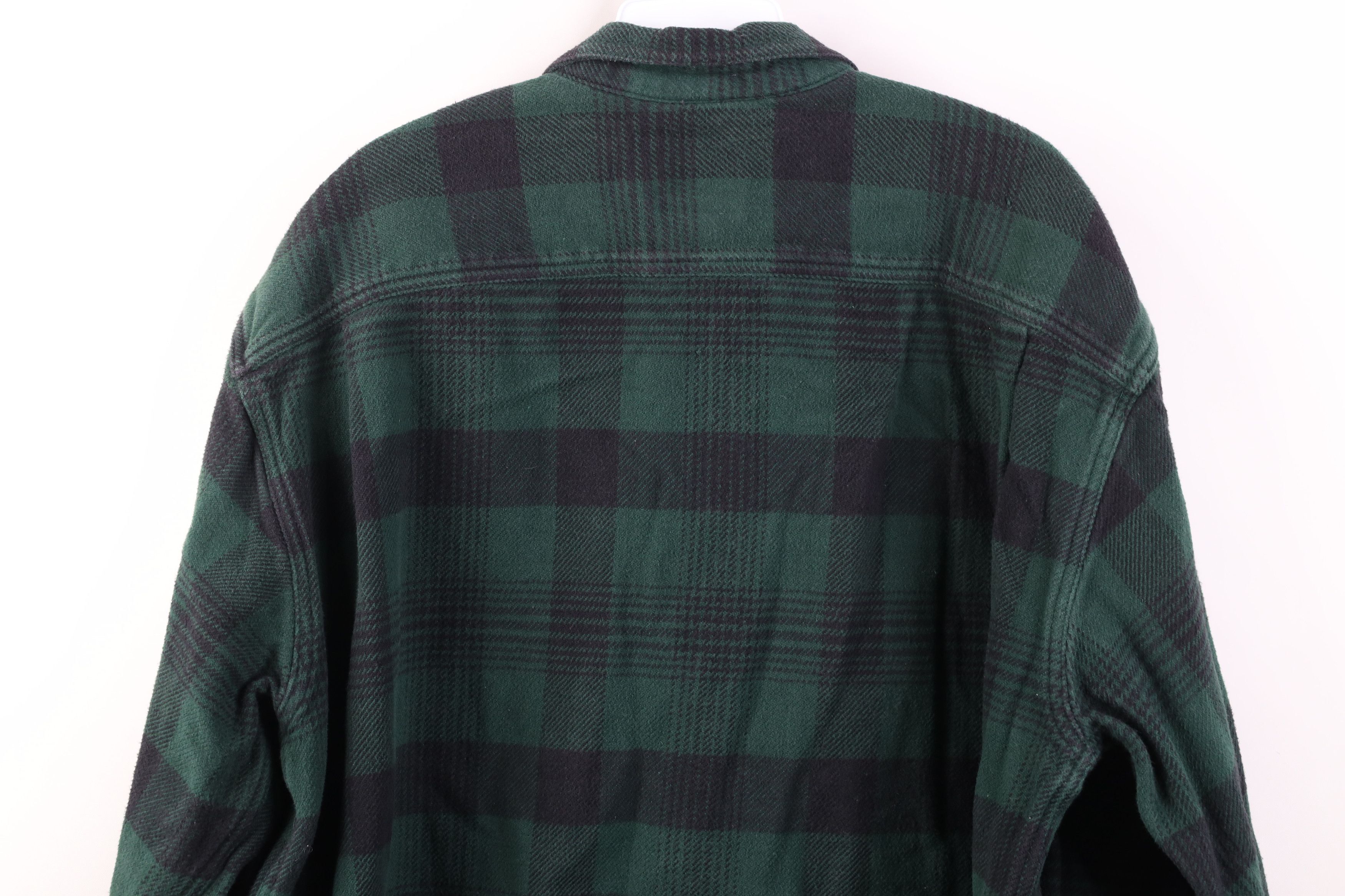 Cabelas Vintage 90s Cabelas Heavyweight Button Shirt Green Plaid Size US XL / EU 56 / 4 - 11 Thumbnail