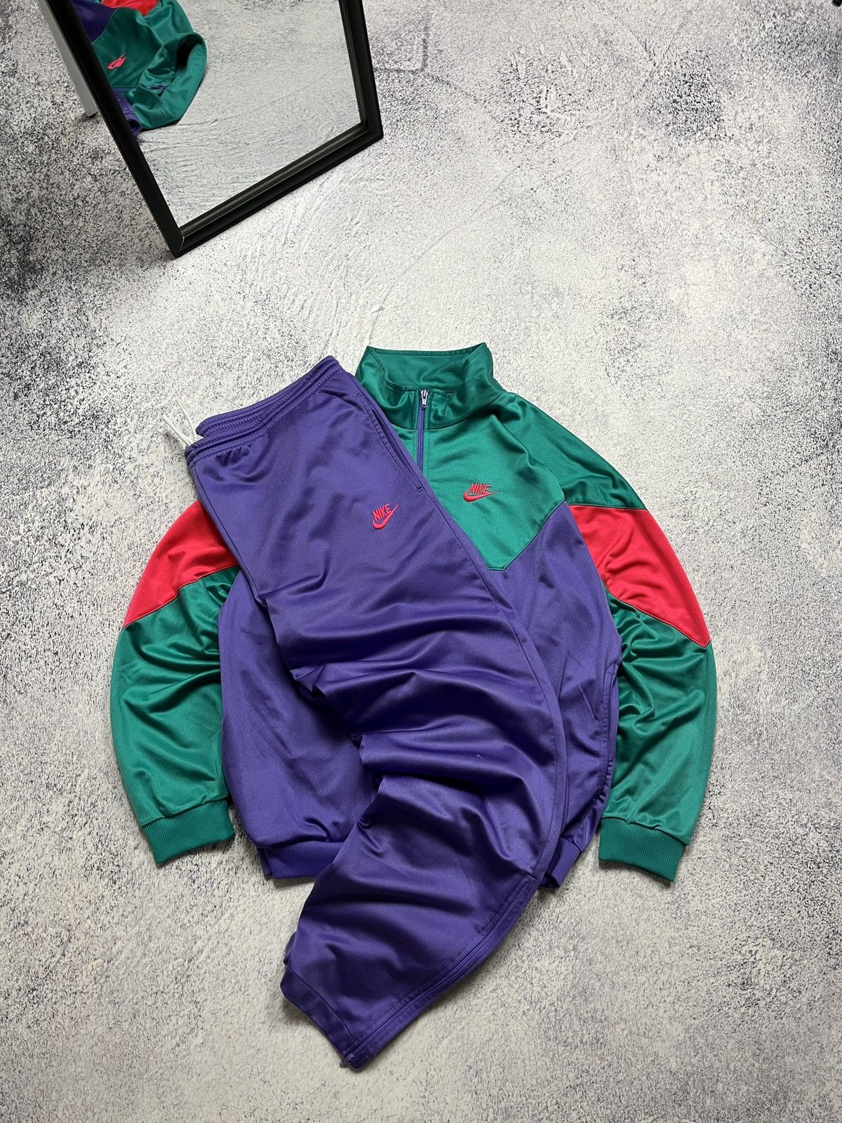 Nike multicolor tracksuit hotsell