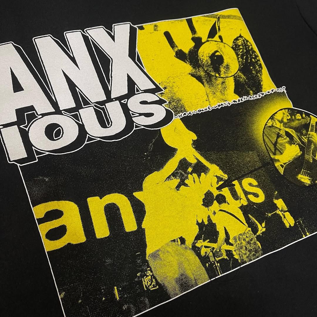 Band Tees Anxious Black hardcore band Tshirt tee Size US L / EU 52-54 / 3 - 2 Thumbnail