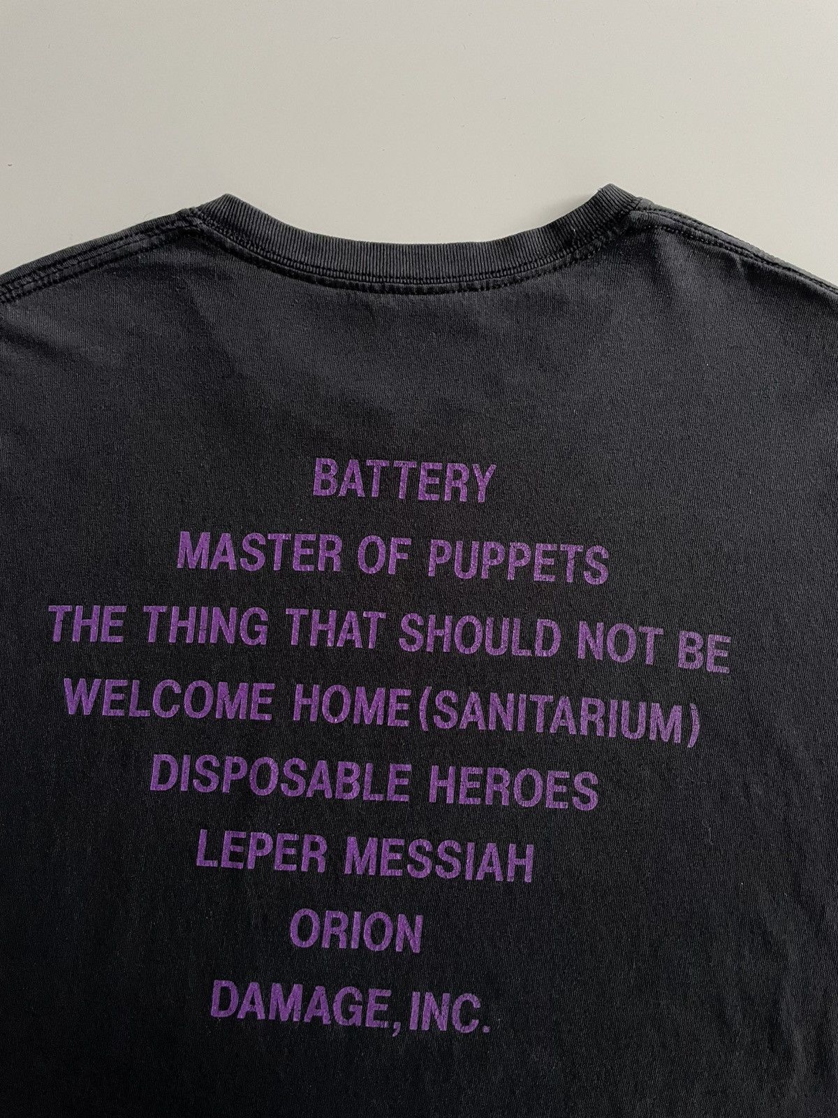 Metallica Metallica- 1986 Master Of Puppets: 2017 An Album Promo Tee Size US XL / EU 56 / 4 - 7 Thumbnail
