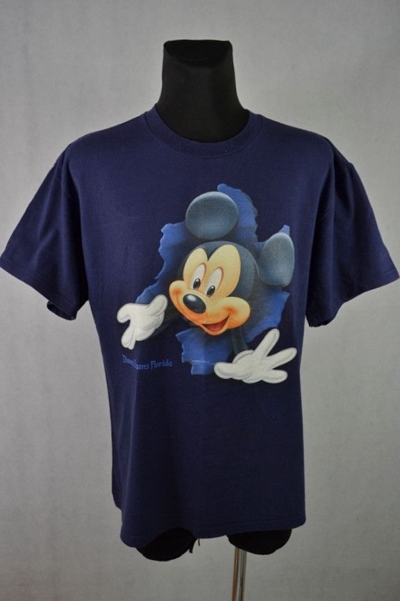 Disney Vintage 90s Mickey Mouse Disney Dreams Florida Tee Shirt L