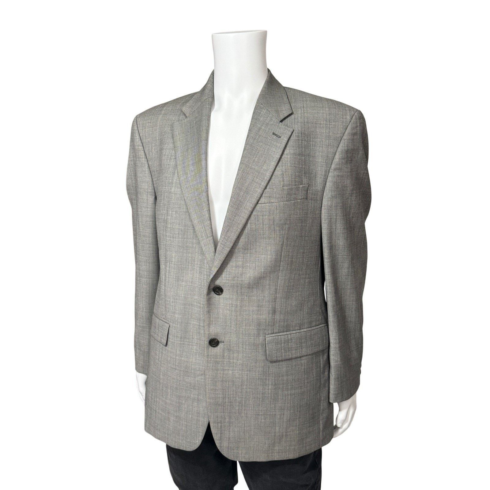 Lauren Ralph Lauren Lauren Ralph Lauren Men's Wool Grey Blazer Jacket Size 42R Size 42R - 3 Thumbnail