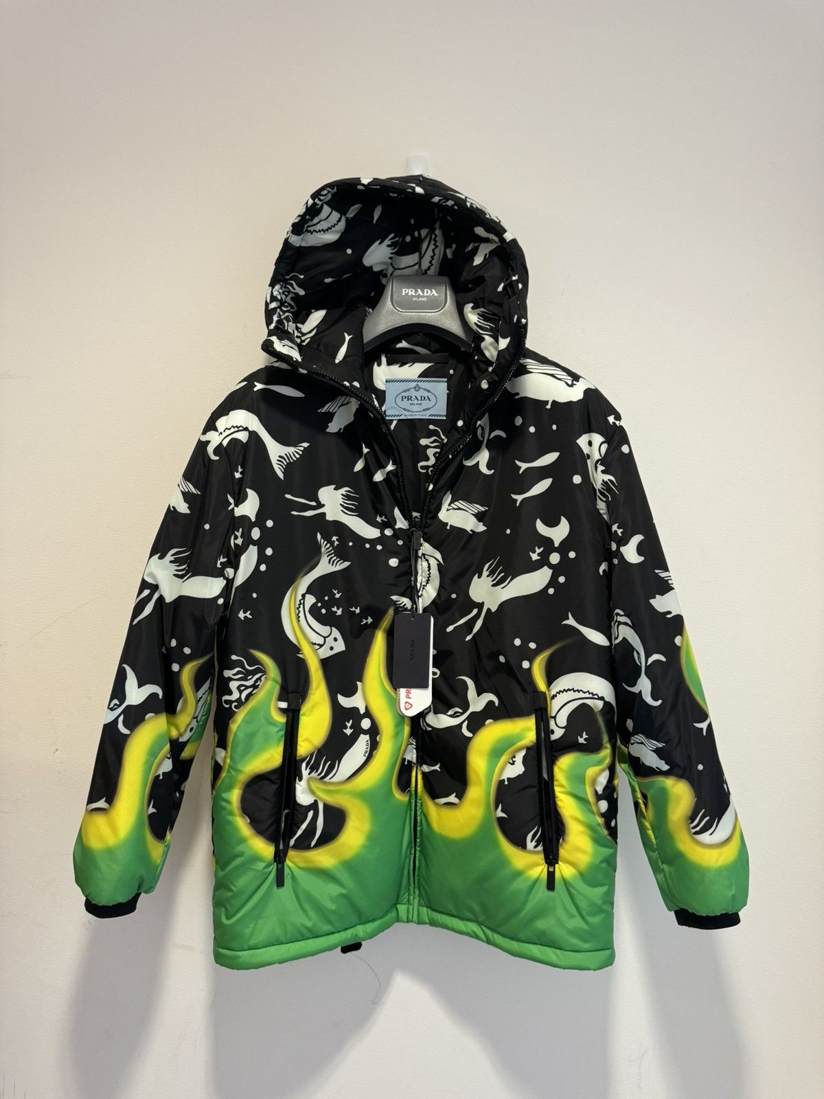 Prada flame jacket store