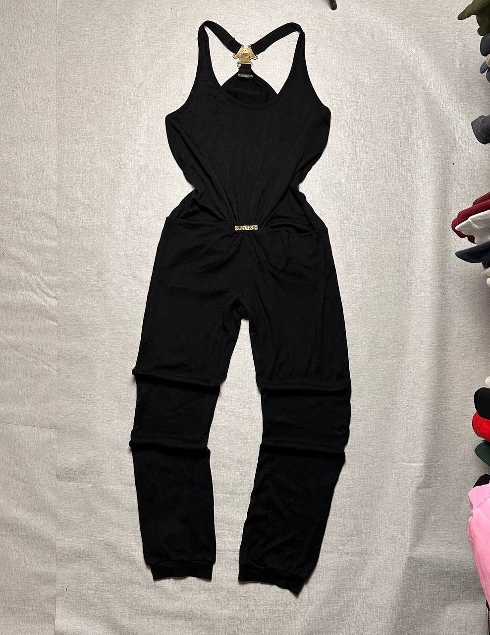 Balmain Authentic Balmain Paris Black Luxury Jumpsuit Designer Size 27" / US 4 / IT 40 - 1 Thumbnail