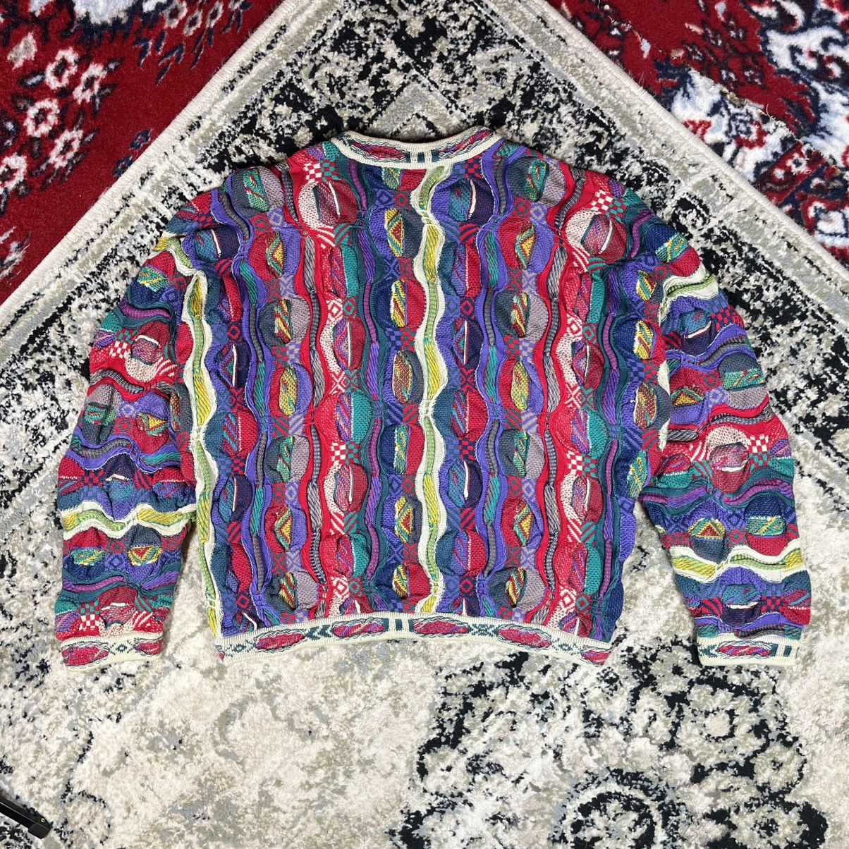 Coogi Vintage COOGI Australia 3D Knit Y2K Streetwear Multi Sweater Size US M / EU 48-50 / 2 - 4 Thumbnail