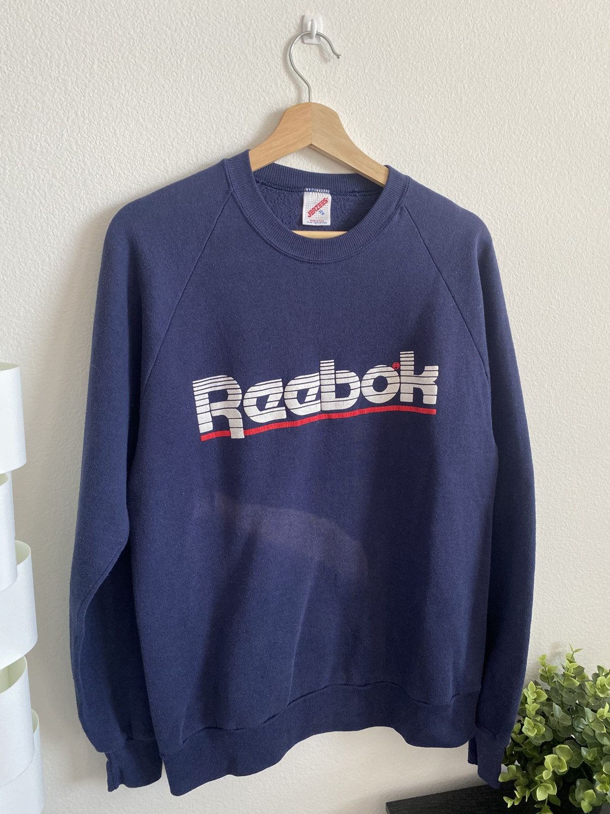 Reebok Vintage 90s Reebok Faded Crewneck Sweatshirt Size US XL / EU 56 / 4 - 2 Thumbnail